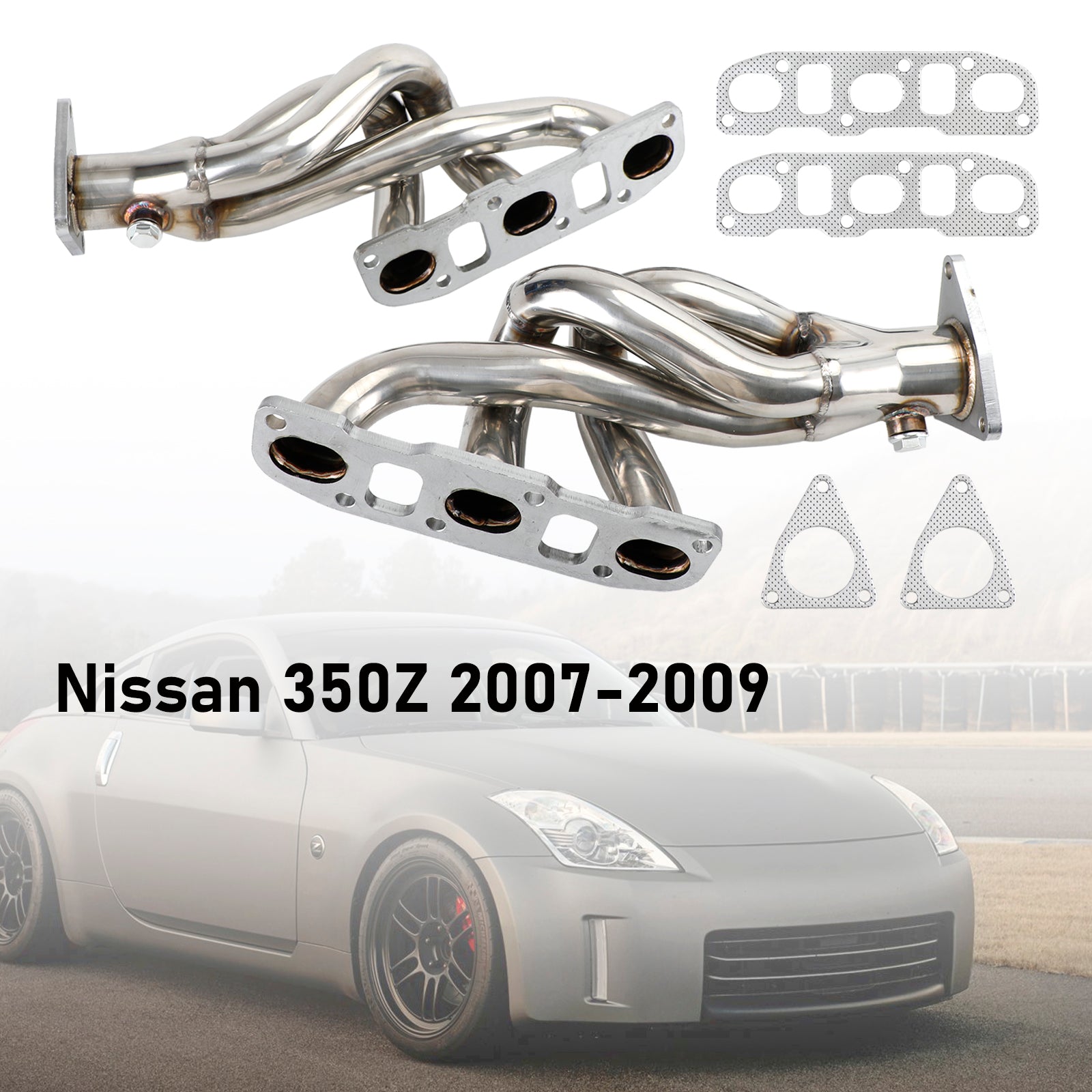 2007-2009 Nissan 350Z 3.5L Engine Stainless Steel Exhaust Header Manifold