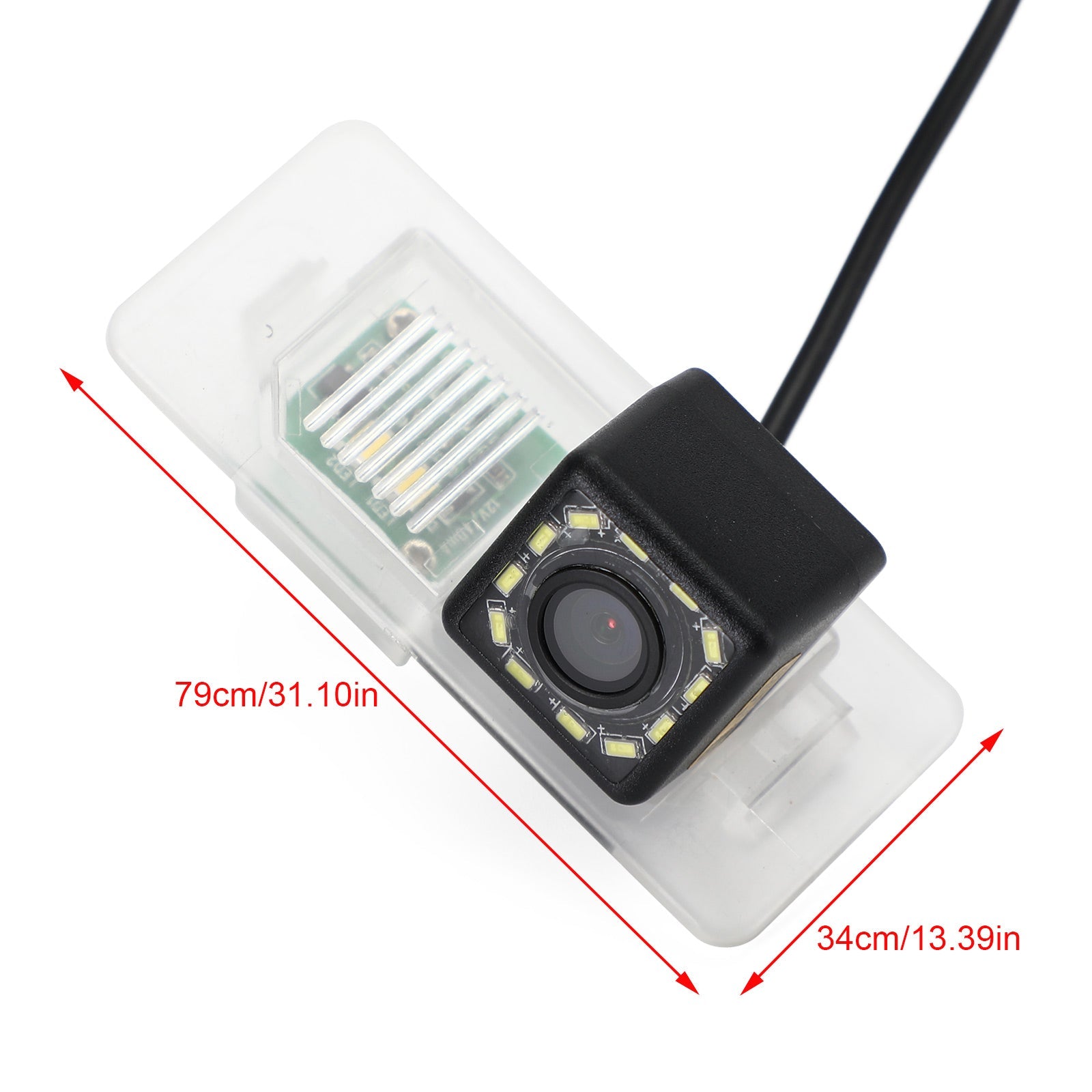 La trajectoire dynamique HD suit la caméra de recul de voiture adaptée pour E70 E71 E82 E83 E84