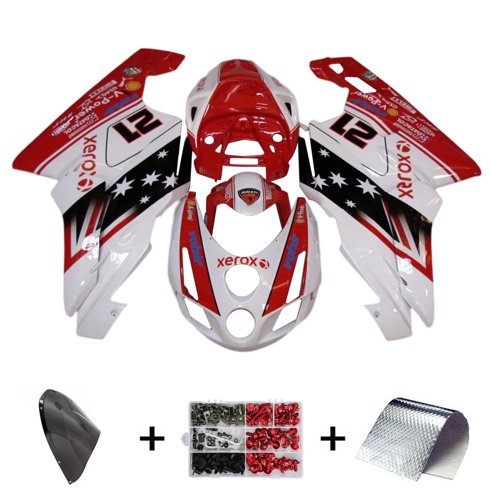 2003-2004 Ducati 999 749 Fairing Kit Bodywork ABS