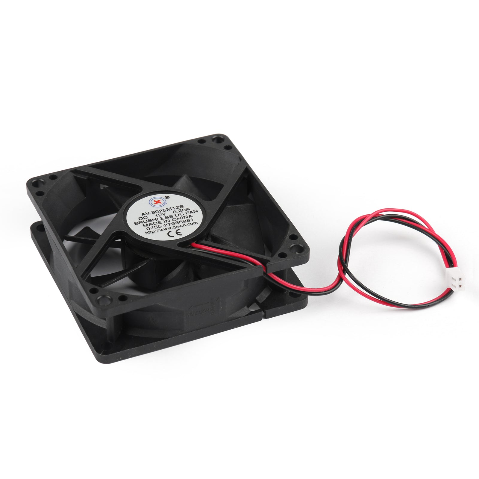 1 Stuks 12V 8025s 0.2A 2 Pin Draad DC Borstelloze Koeling PC Computer Fan 80x80x25mm