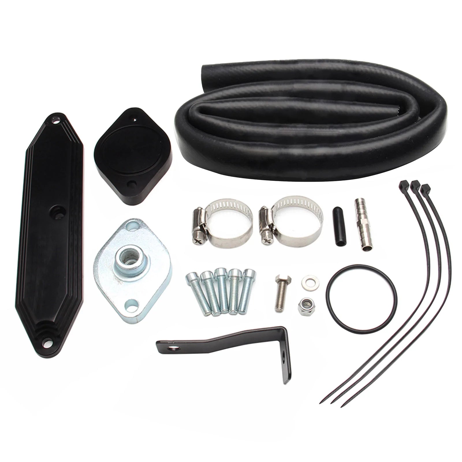 Tuyau d'échappement de silencieux 4 "+ Kit de suppression EGR pour Ford F250 F350 F450 Super Duty 11-22 6,7 L