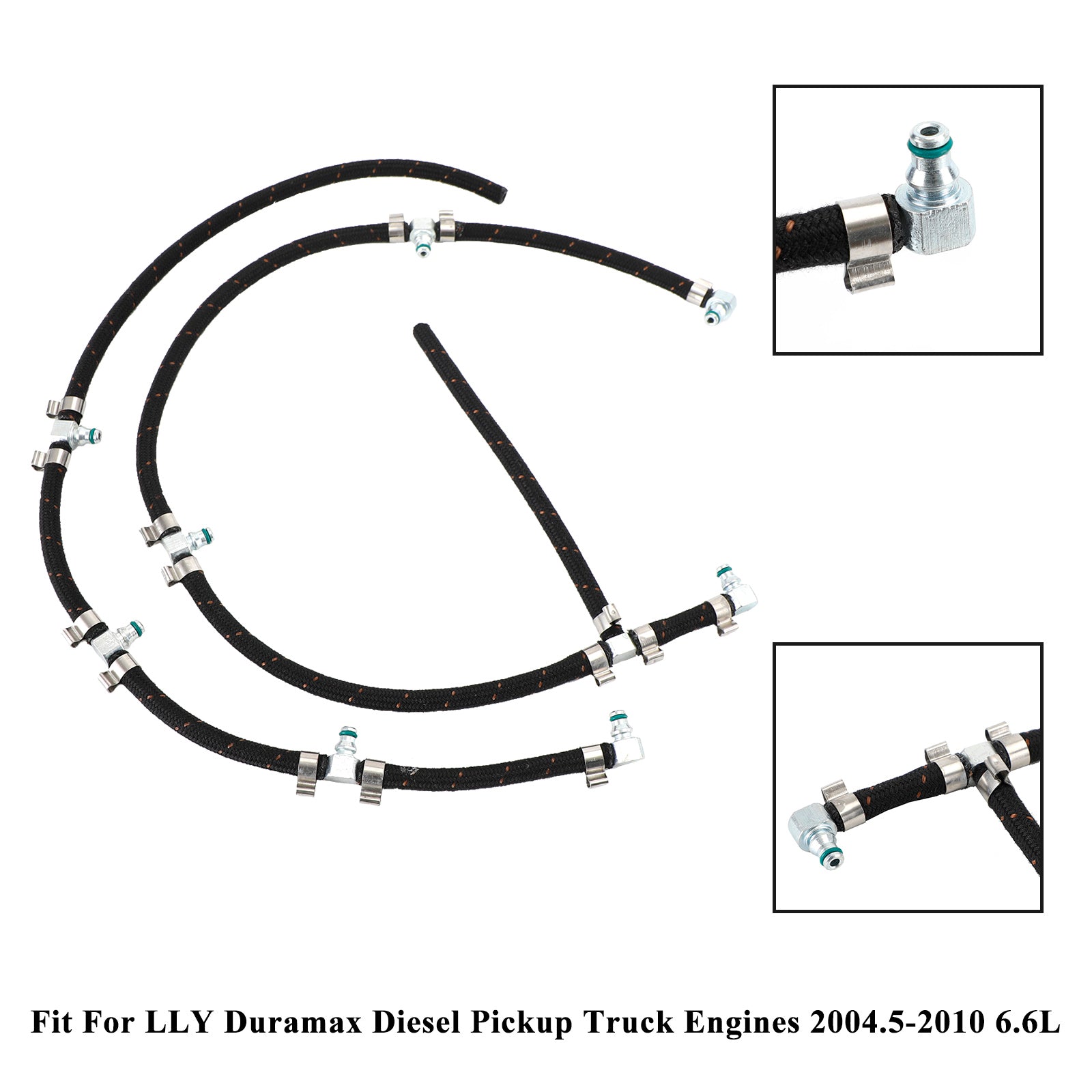 Duramax 2004-2010 6.6L Diesel Truck Motoren Brandstofinjector Retourleidingset