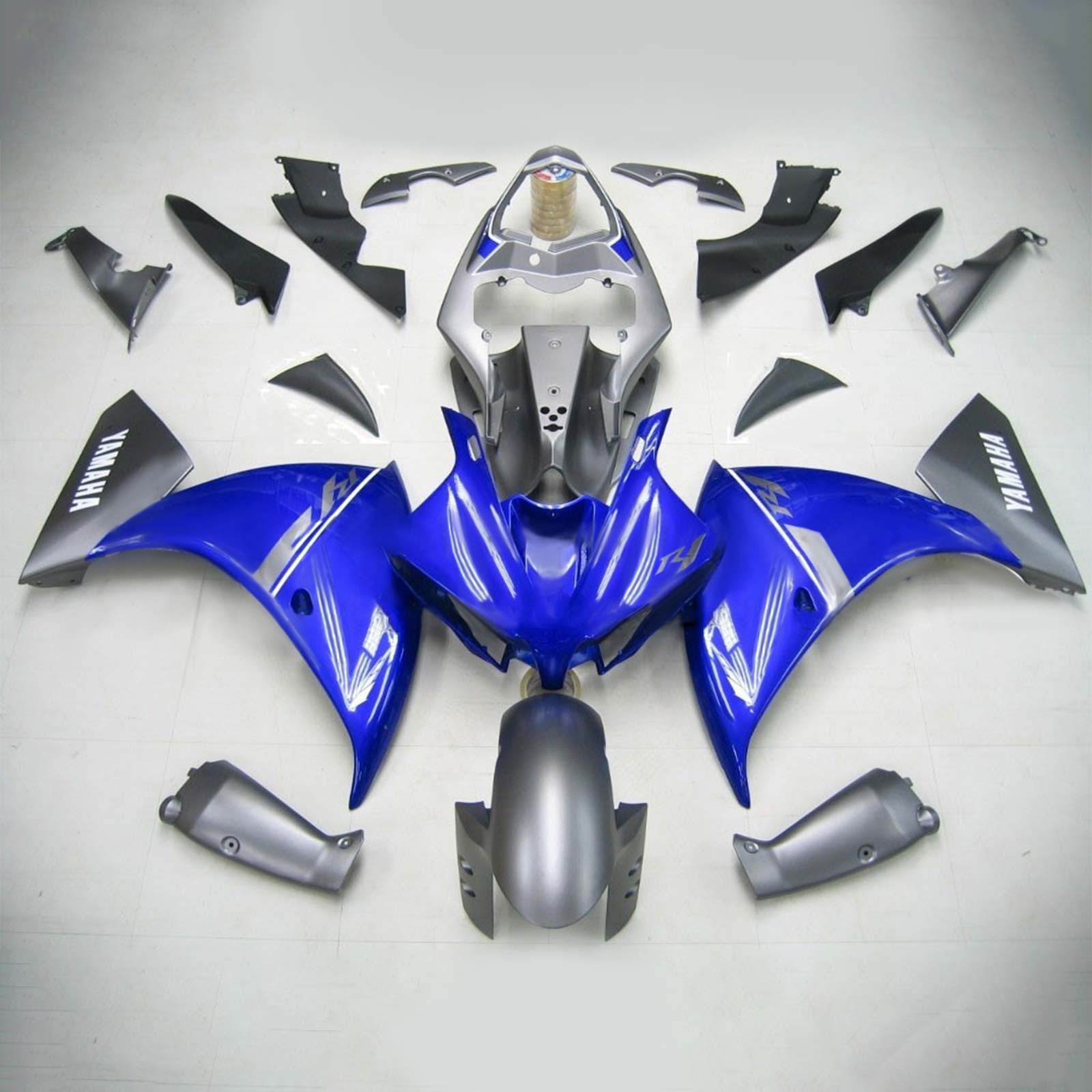 2009-2011 Yamaha YZF 1000 R1 Kit de carénage d'injection carrosserie plastique ABS #125