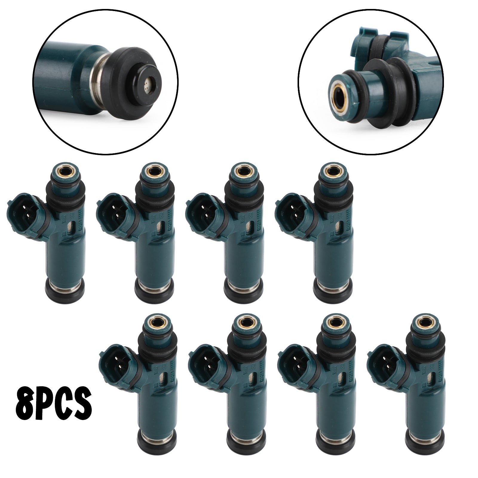 23250-50040 Fuel Injectors Fit Toyota Tundra 2000-2004 Lexus 4.7L V8 Generic