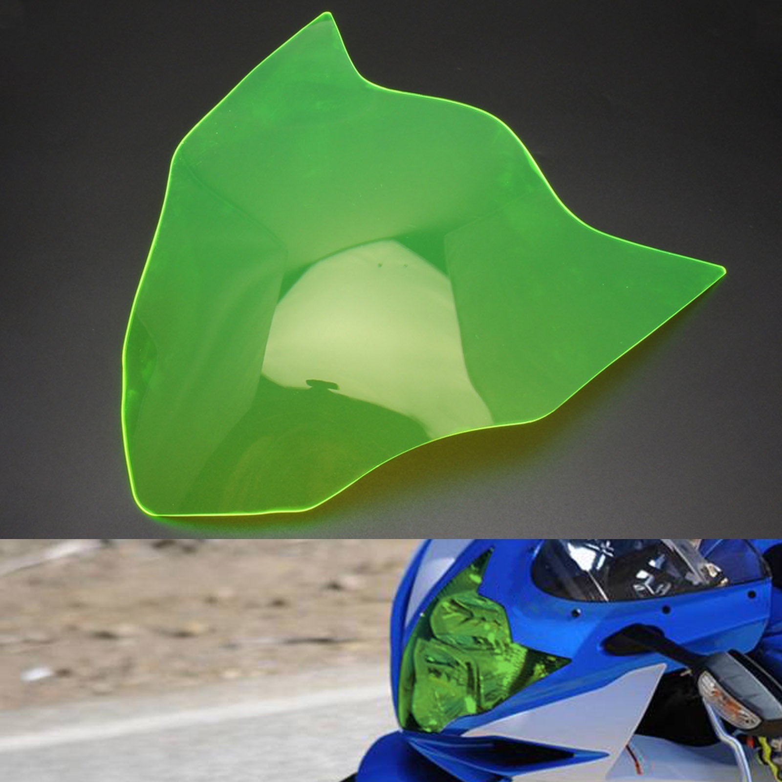 Protection de lentille de phare avant pour Suzuki Gsx-R 600 Gsx R 600 14-20? fumée générique