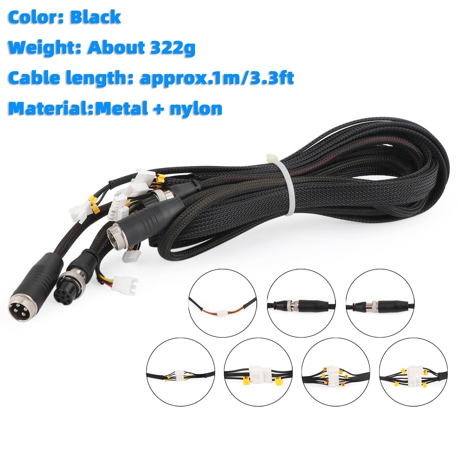 Areyourshop Upgrade 3D Printer Extension Cable kit fit for CR-10/CR-10S Series 3D Printer