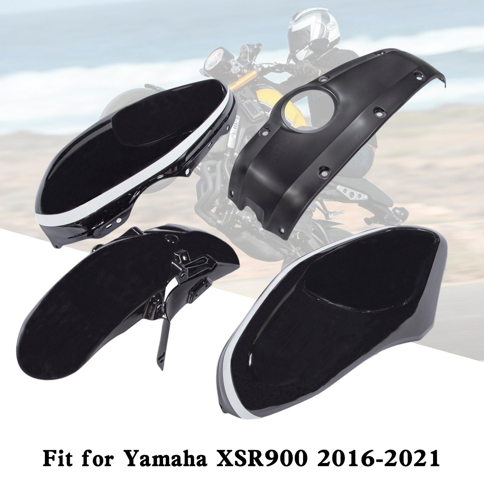 2016-2021 Yamaha XSR900 injectie ABS kunststof carrosseriekuipset 001 #