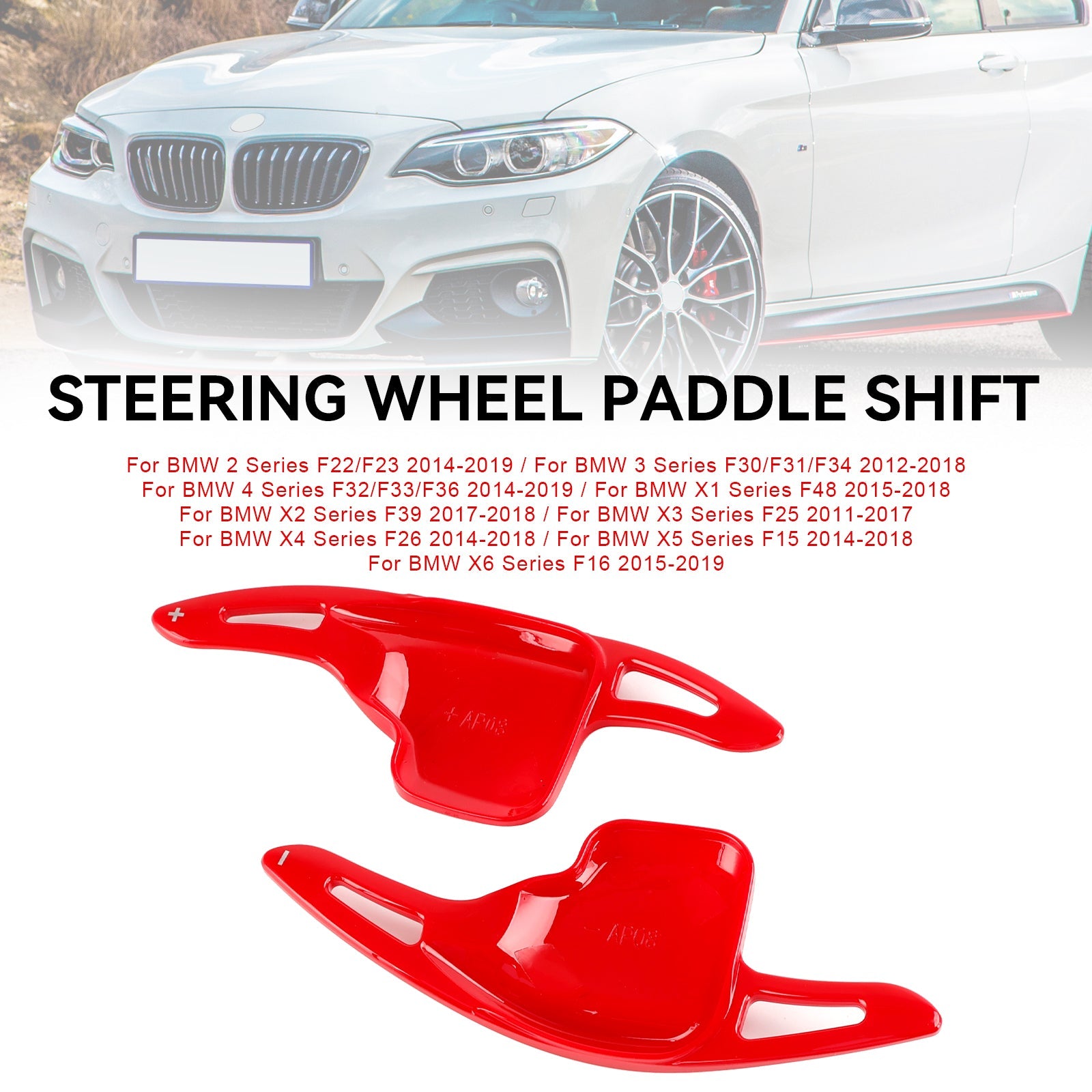 Stuurwiel Paddle Shifter Uitbreiding Cover Fit BMW F22 F30 F31 F32 X1 X2