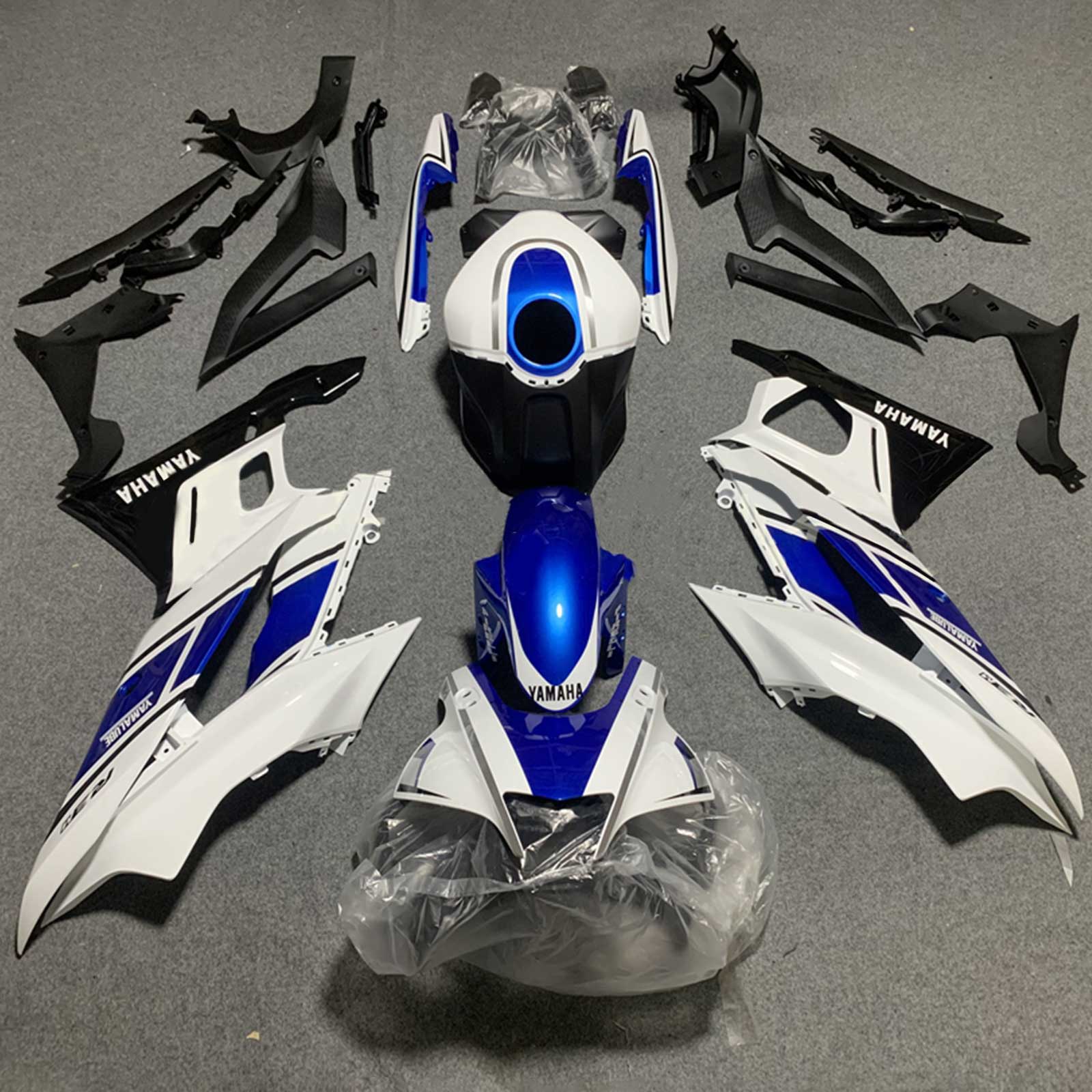 2019-2021 Yamaha YZF-R3 R25 Amotopart Injection Fairing Kit Bodywork Plastic ABS #129