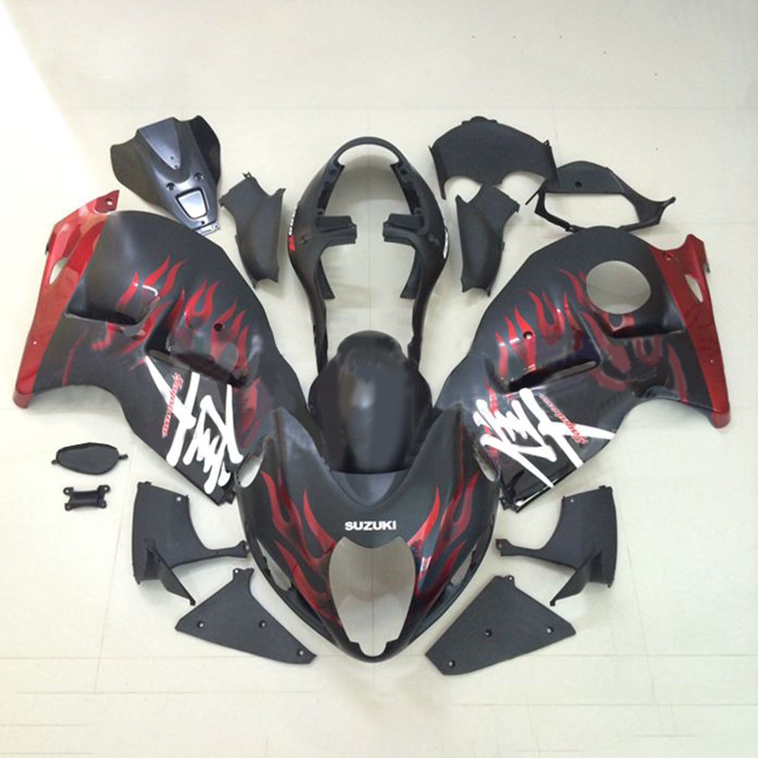 1999-2007 Suzuki Hayabusa GSX1300R Kit de carénage d'injection carrosserie plastique ABS # 137