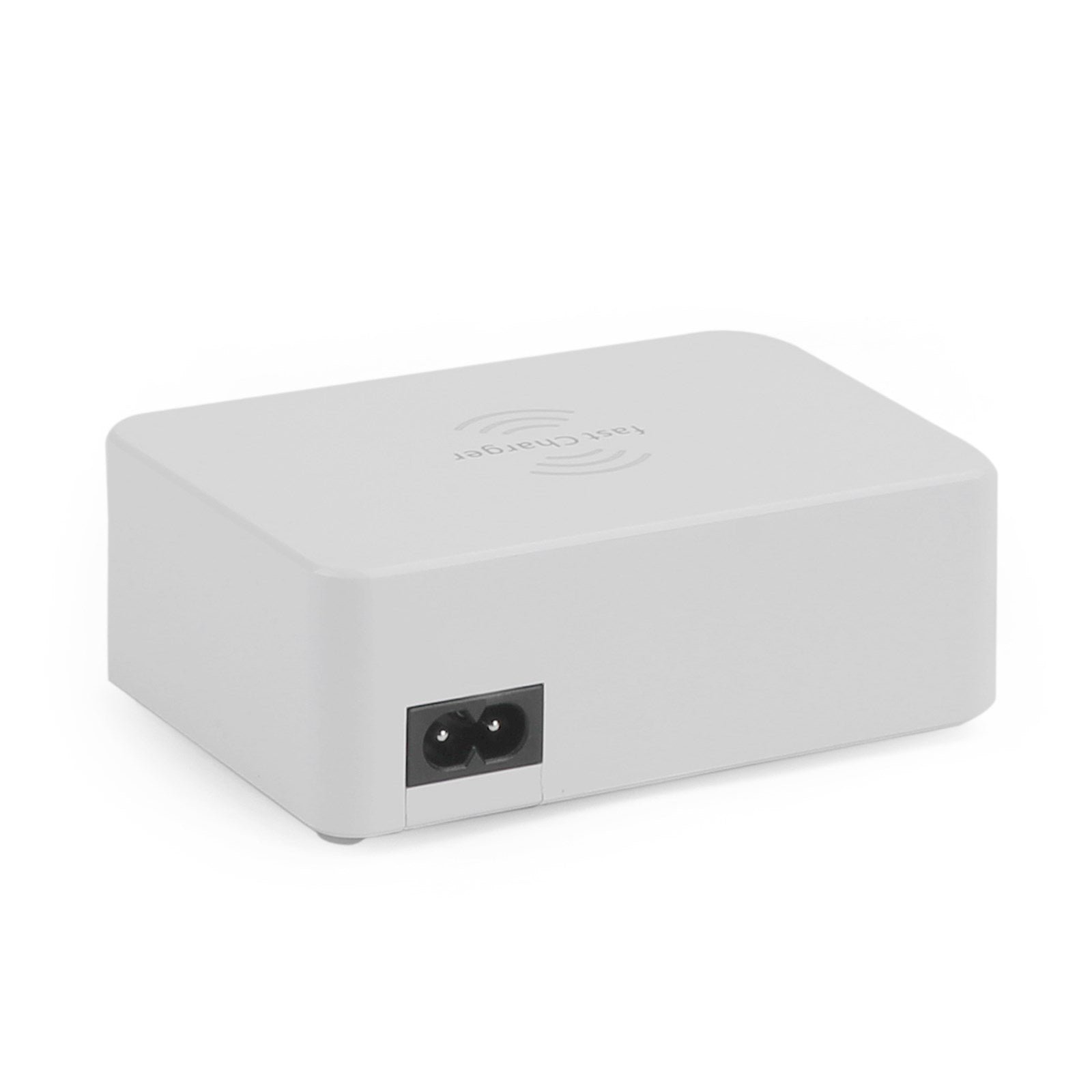 Station de chargeur USB rapide multiport avec chargeur sans fil, écran LCD, ue