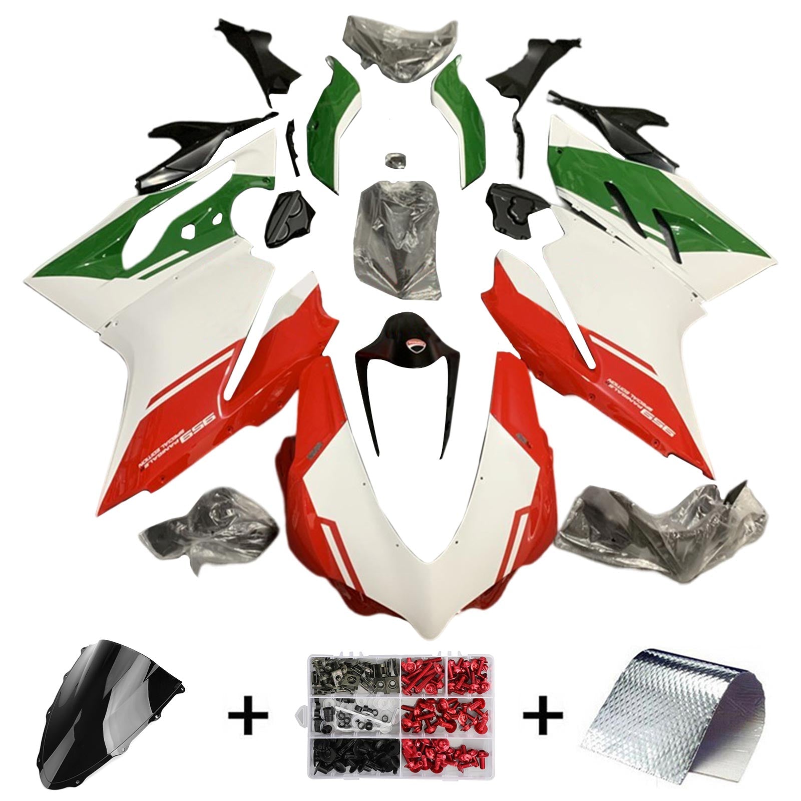 2015-2020 Ducati 1299 959 Kit de carenado Carrocería Plástico ABS