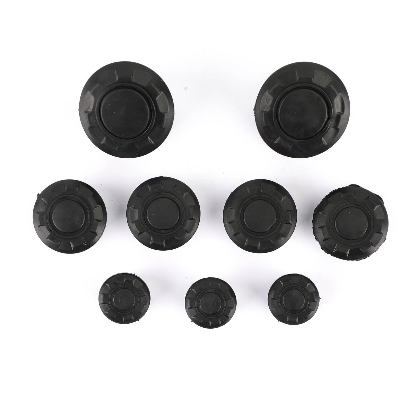 9 x SIDE FRAME COVER TUBE CAPS PLUGS Fit for BMW R1200GS R1250GS ADV 2014-2019 Generic