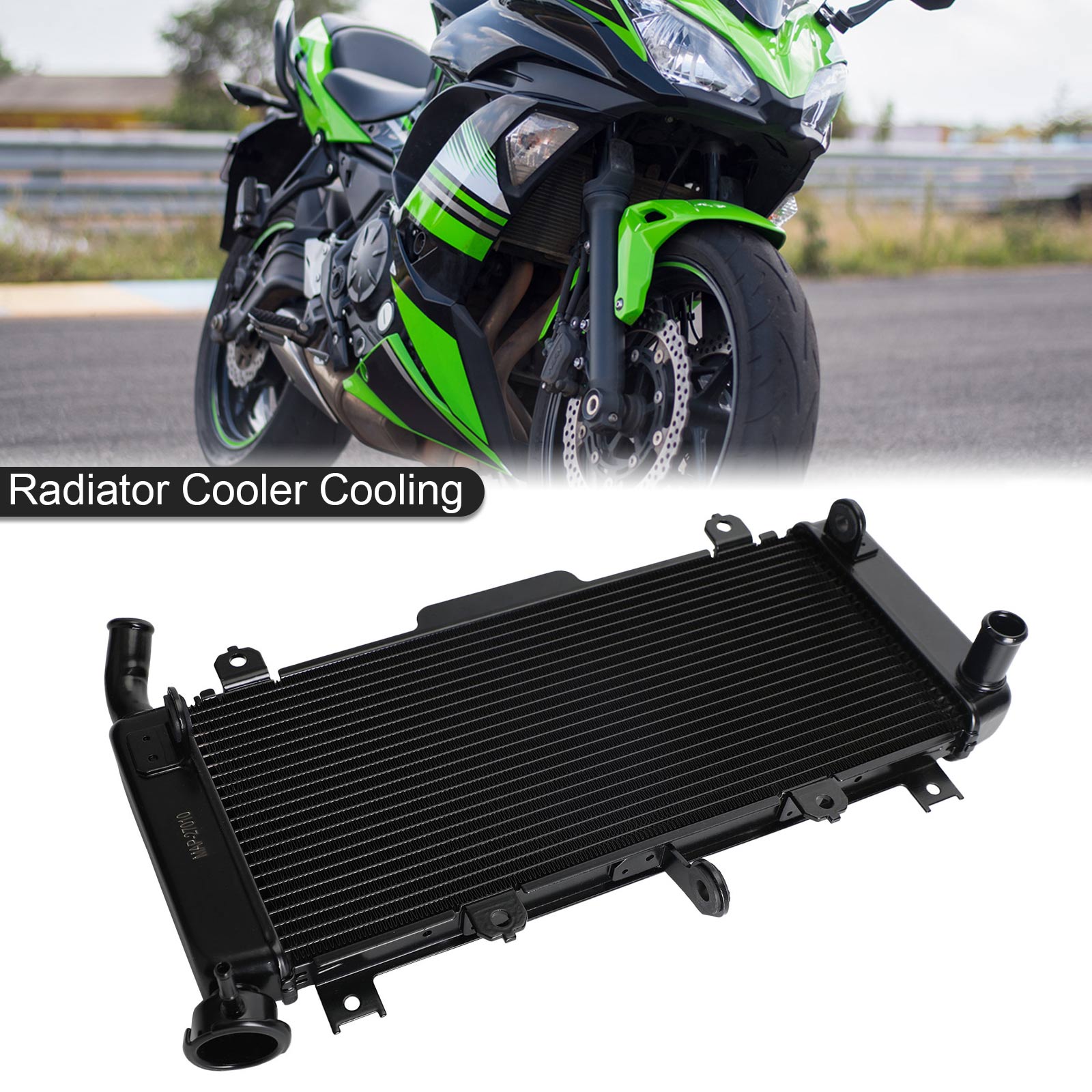 Radiator Koeler Koeling Geschikt Voor Kawasaki Ninja 650 Z650 ER650 2017-2021 Generiek