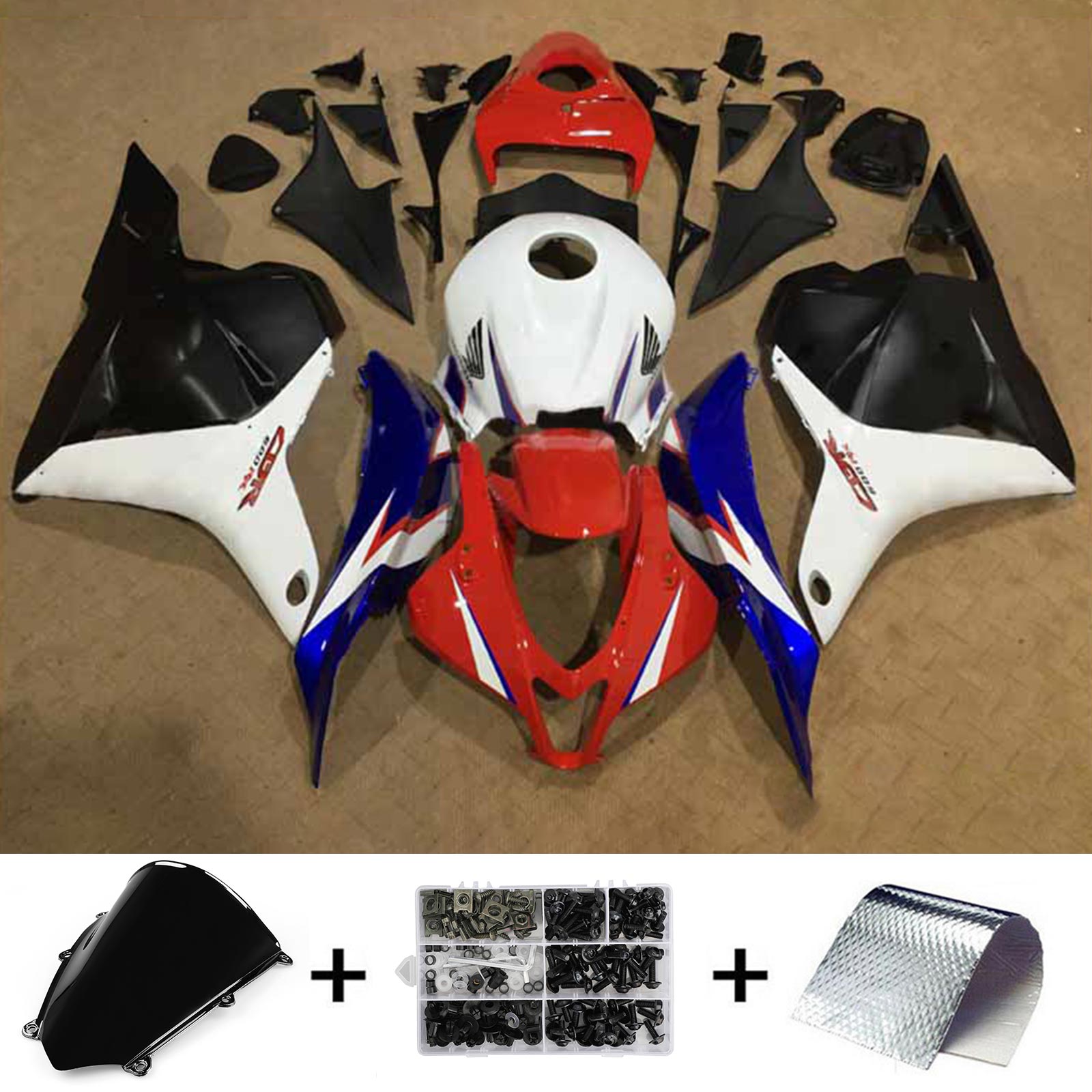 2009-2012 Honda CBR600RR F5 kuipset carrosserie kunststof ABS