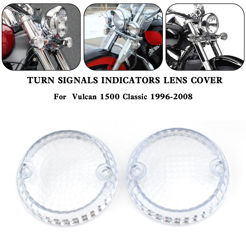 Yamaha Kawasaki Vulcan 1500 VN Turn Signals Indicators Lens Cover