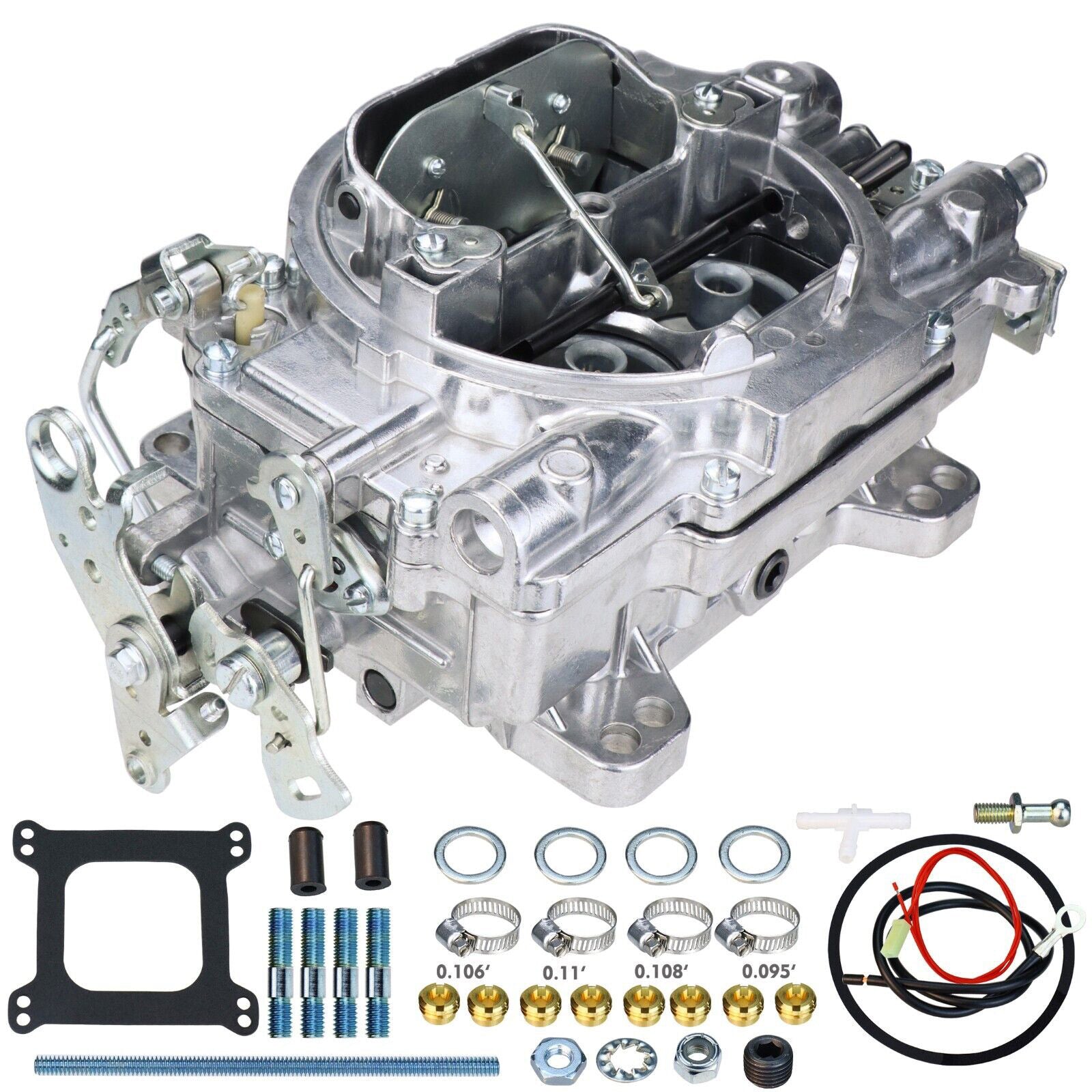 Edelbrock 1405 4-cilinder carburateur Performer handmatige choke 600 CFM met pakking