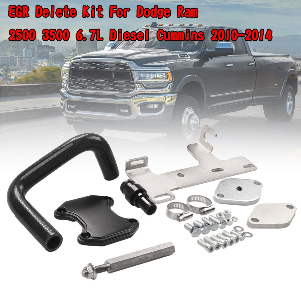 Kit de suppression EGR pour Dodge Ram 2500 3500 6,7l Diesel Cummins 2010-2014 générique