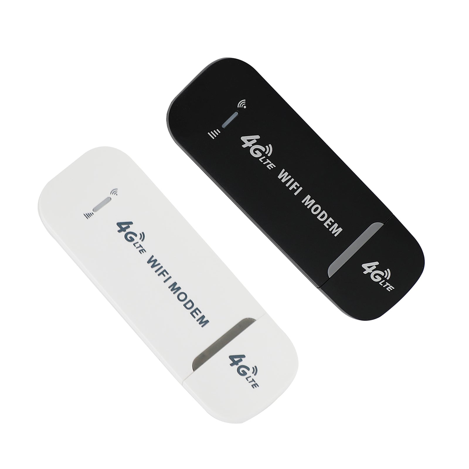 Modem routeur sans fil 4G LTE débloqué, Dongle USB Mobile haut débit WIFI blanc