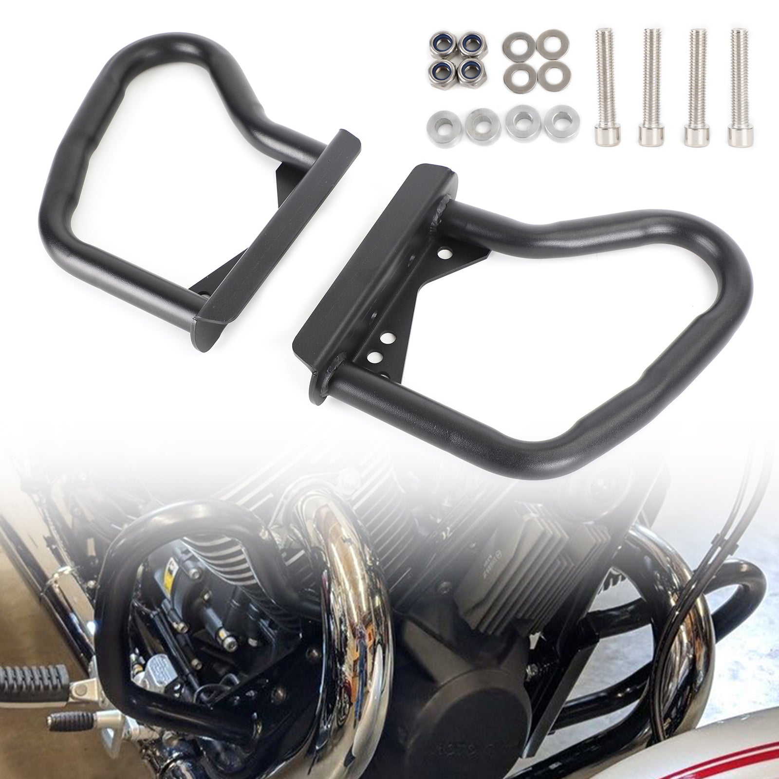 Bumper Engine Protection Guard Crash Bar For Moto Guzzi V7 II V7III V9 Series Generic