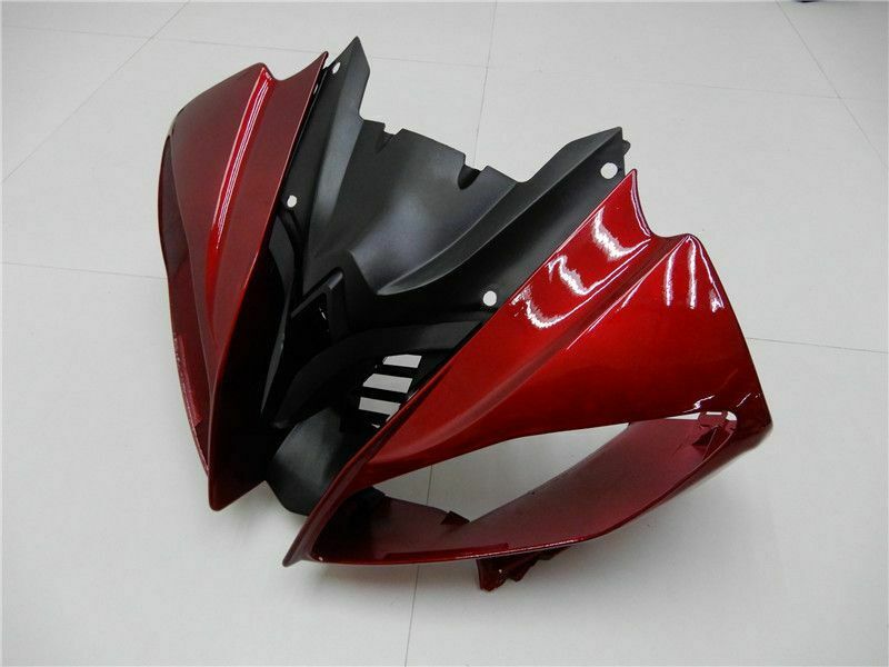 Kit de carénage en plastique d'injection adapté pour YAMAHA YZF-R6 2008-2016 rouge mat noir générique