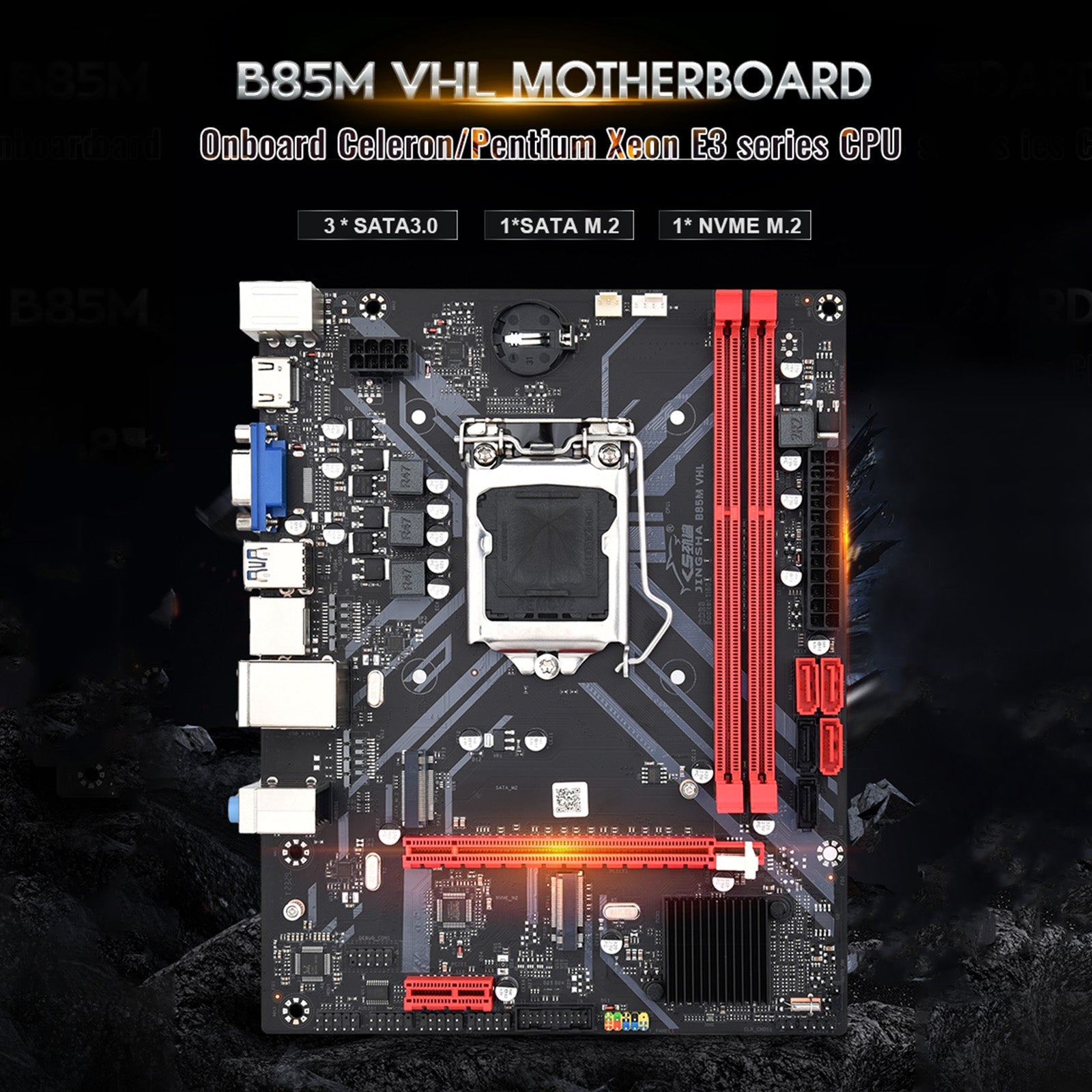 LGA 1150 ondersteuning 2 * DDR3 USB3.0 SATA3 NVME Plaat Board PC B85M VHL Moederbord