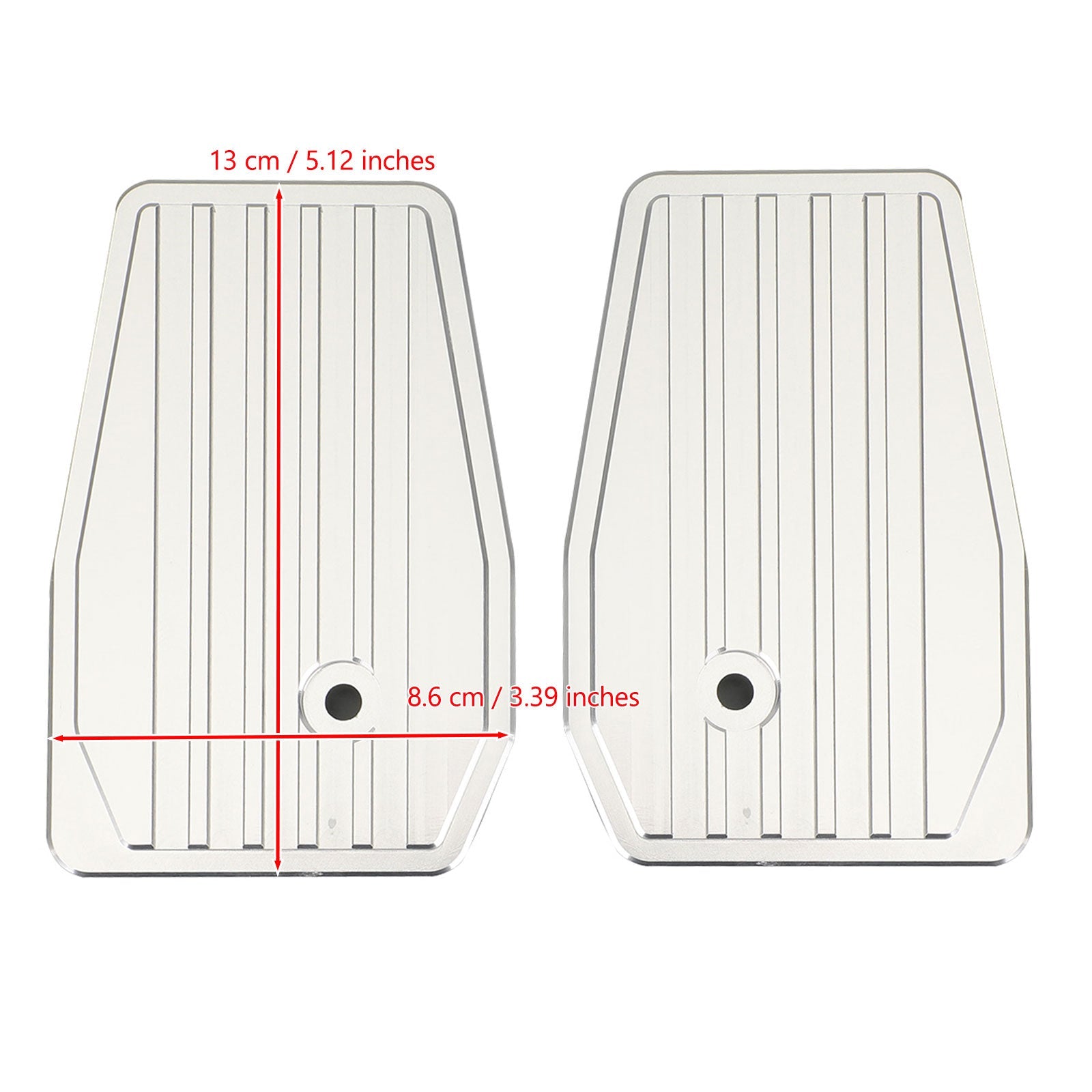 Voorste voetsteunen Rustpedaal Pad Voetsteunen voor Honda Rebel CMX300 CMX500 2017-2020 Generiek