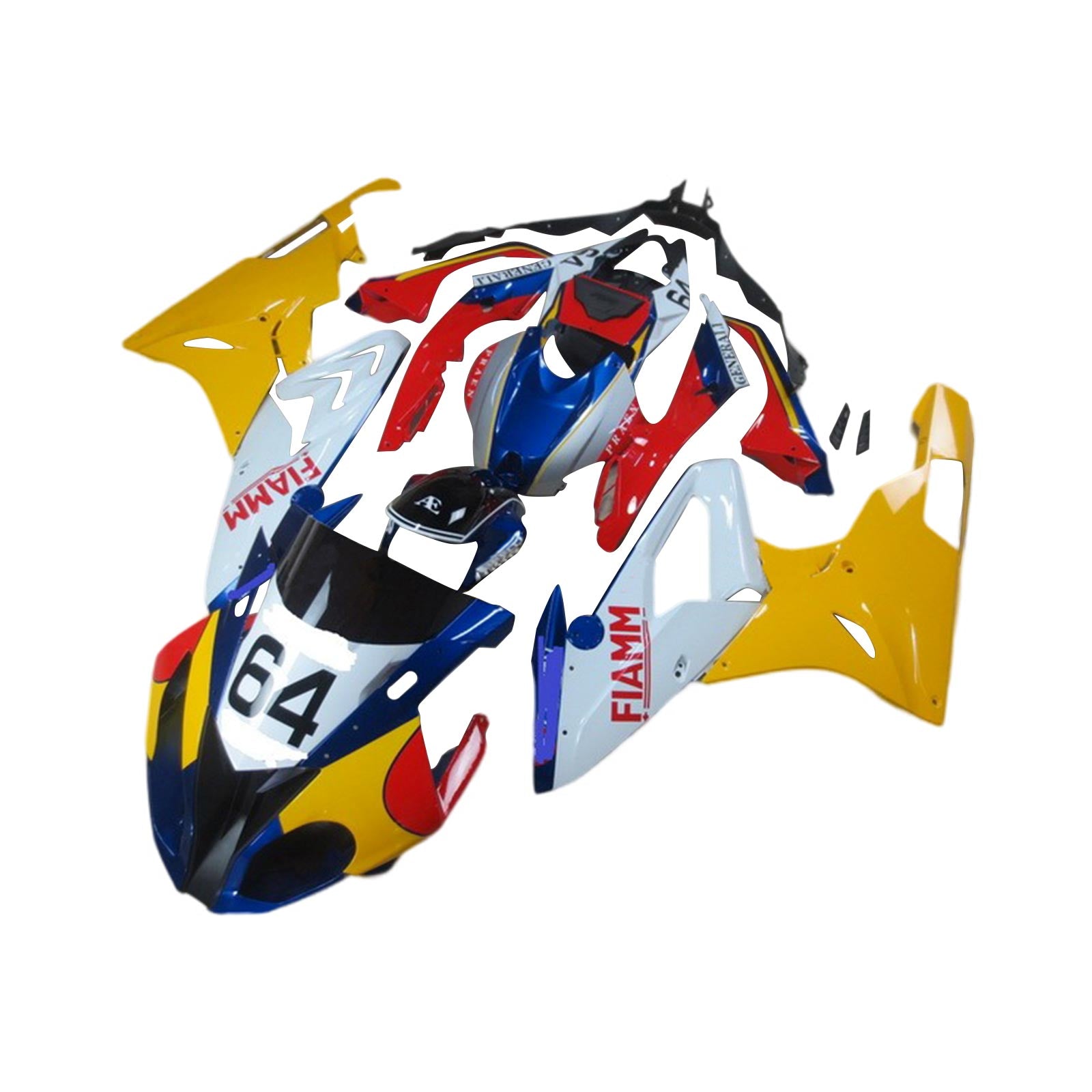 2017-2018 BMW S1000RR Fairing Kit Karosseri Plast ABS