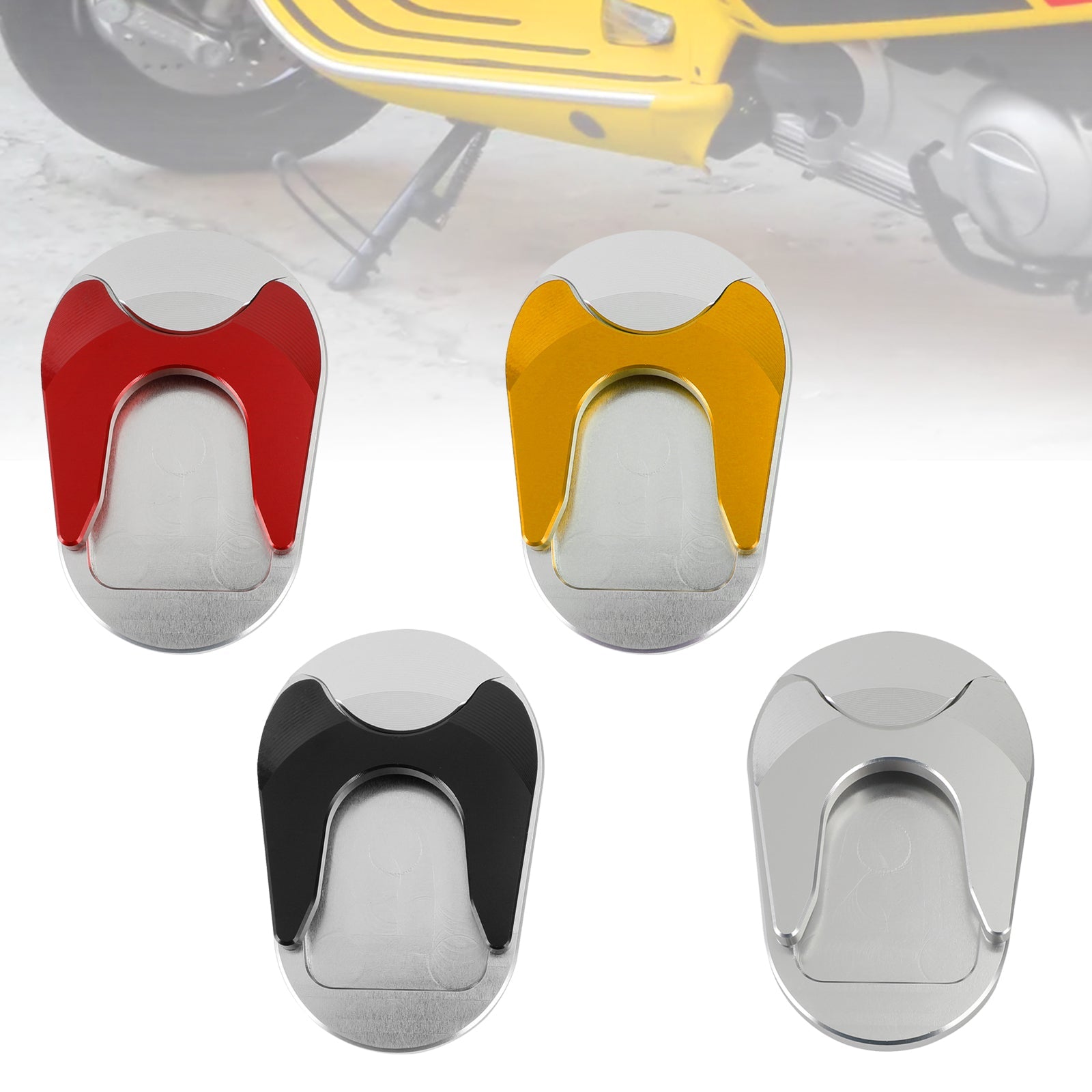 Vespa GTS300 2013?2020 Kickstand Enlarge Plate Pad