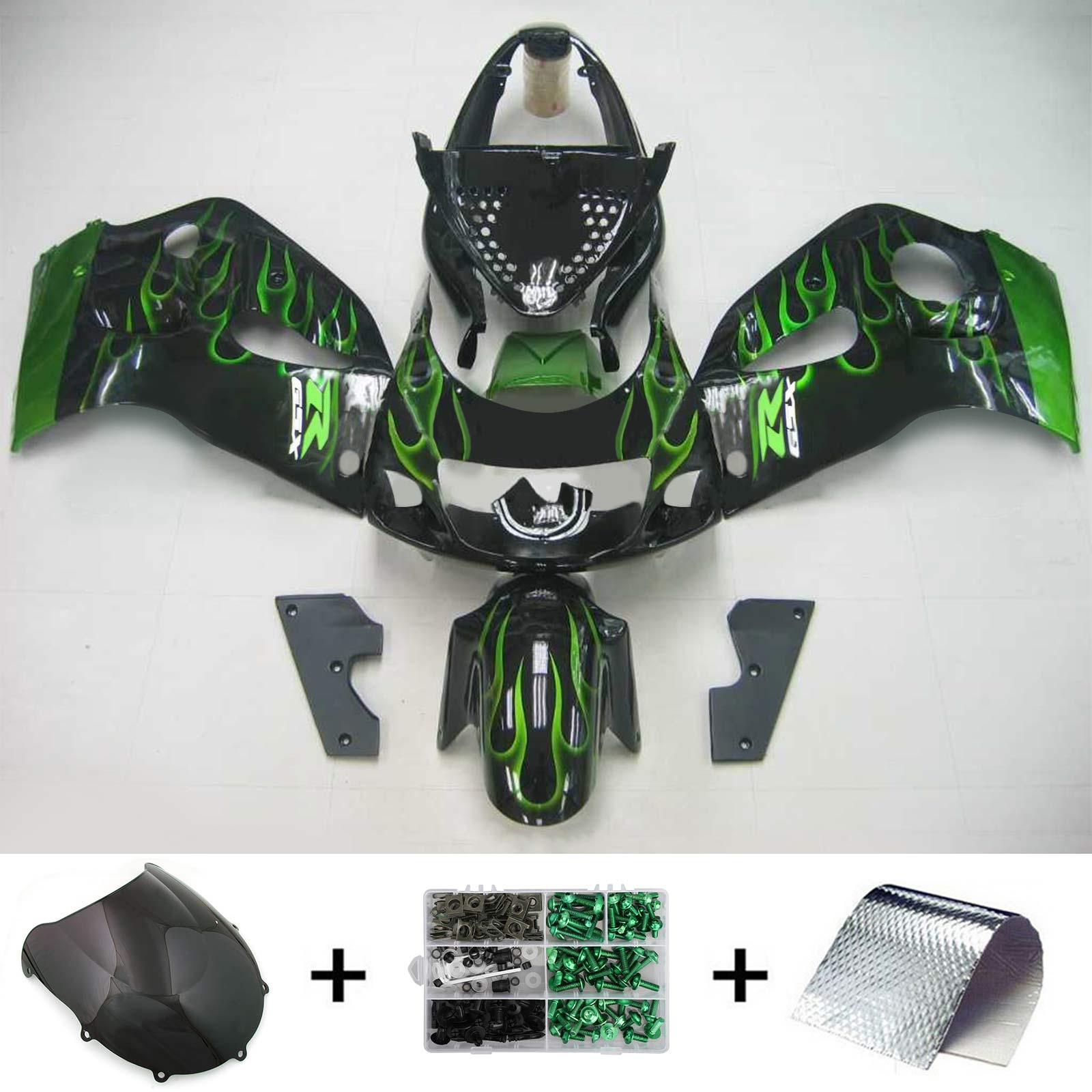 1996-2000 Suzuki GSXR 600/750 Amotopart Injection Fairing Kit Bodywork Plastic ABS #103