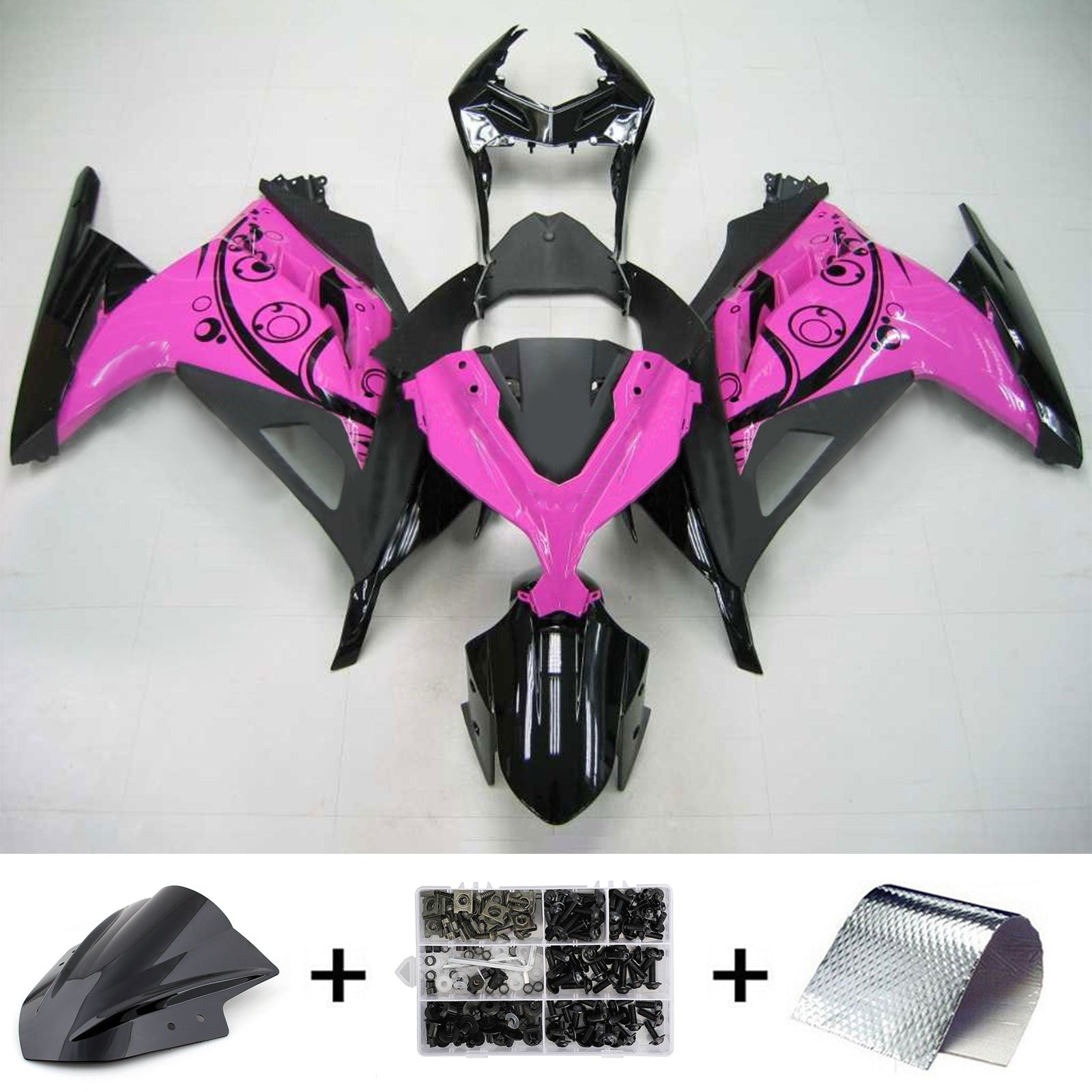 2013-2024 Kawasaki EX300/Ninja300 Injection Fairing Kit Bodywork Plastic ABS