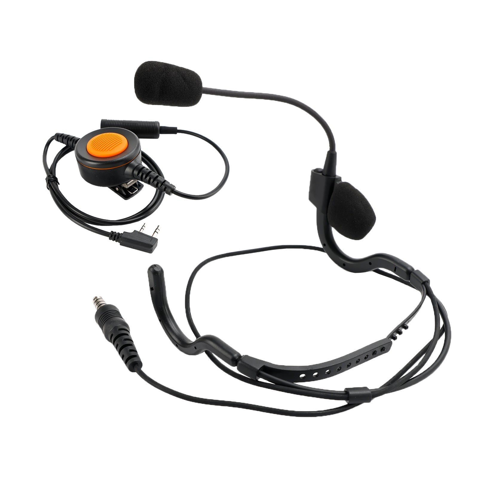 7.1-C8 Achtermontage Grote Plug Tactische Headset Voor Kenwood TK-208 TK-220 TK-240