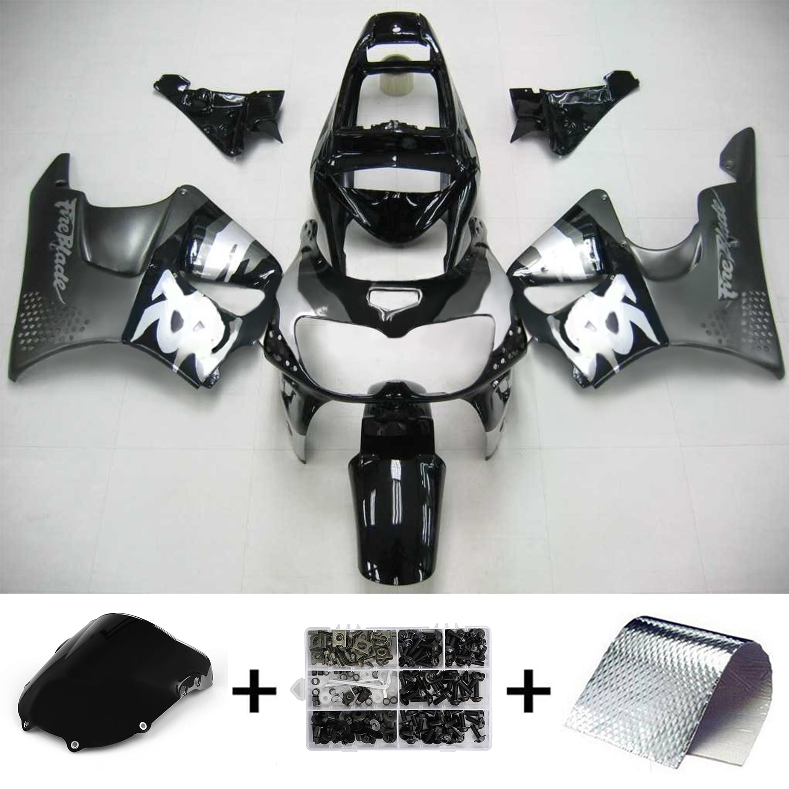 1996-1997 Honda CBR900RR 893 Amotopart Injection Fairing Kit Bodywork Plastic ABS #103