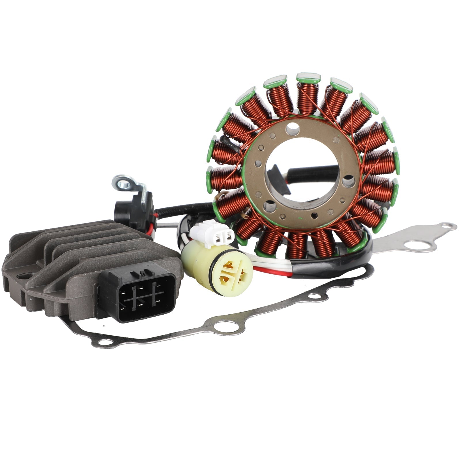 2008-2013 Yamaha Raptor 250 YFM250R Magneto Stator+Voltage Rectifier+Gasket For Fedex Express Generic