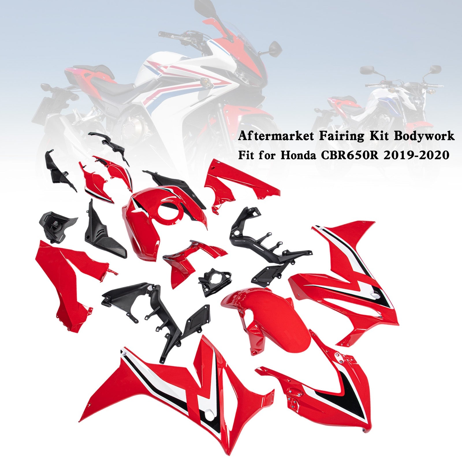 2019-2020 Honda CBR650R ABS kunststof spuitgietkuip