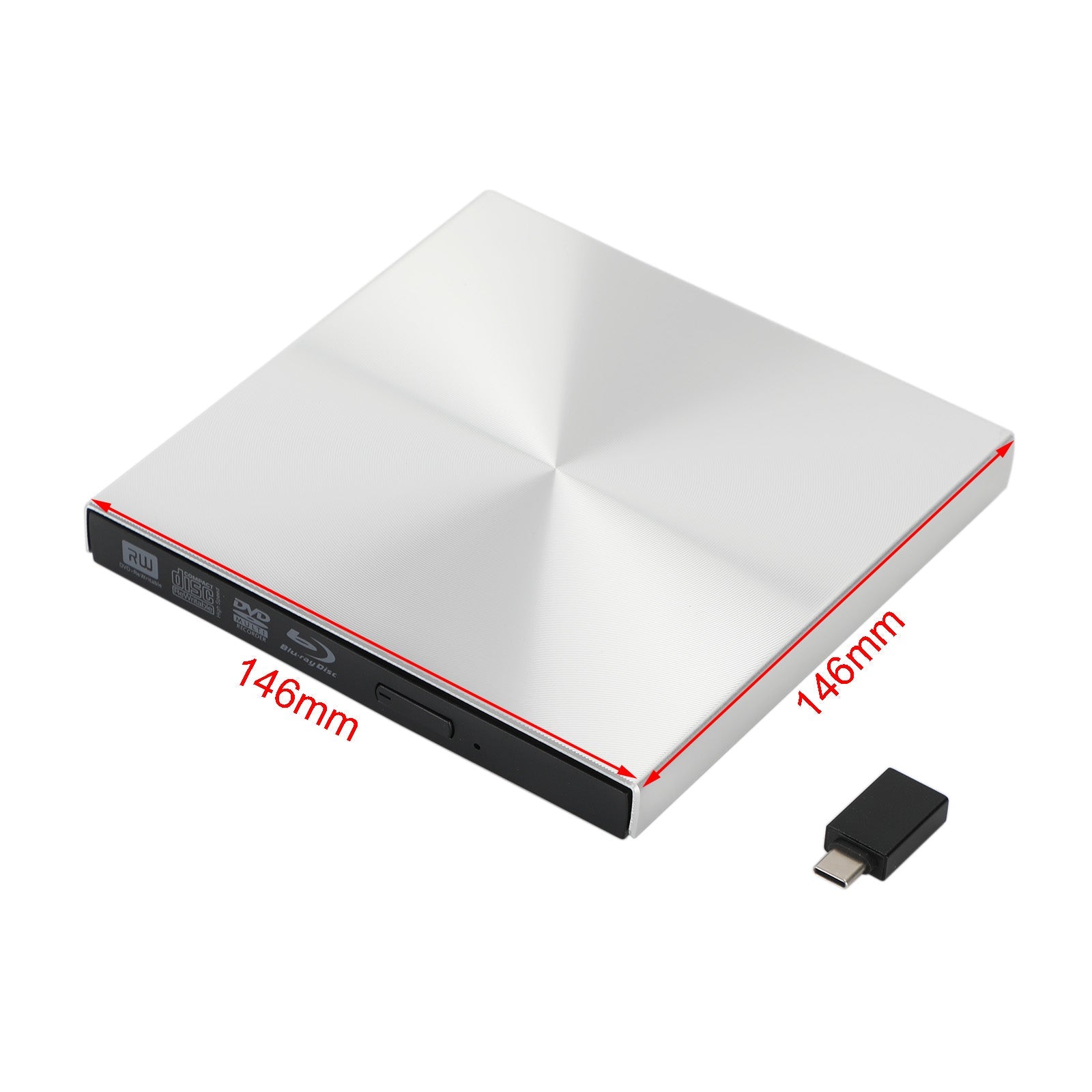 Lecteur Blu-ray USB 3.0 et graveur de DVD de type C, lecteur combiné BD portable