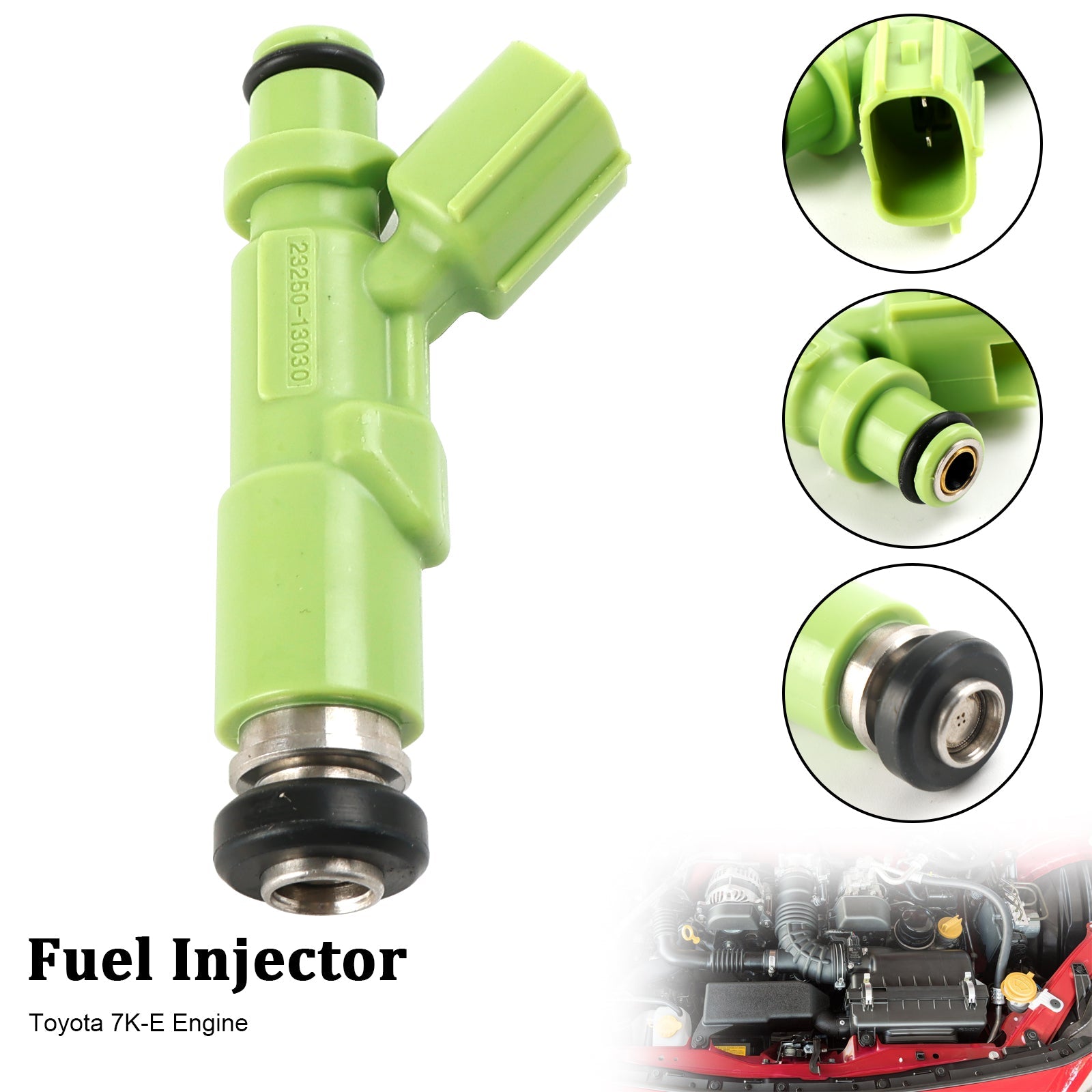 Injecteur de carburant 23250 – 13030, 1 pièce, adapté au moteur Toyota 7K-E 23209-13030