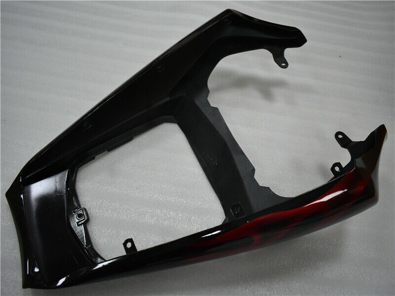 2003-2004 Yamaha YZF R6 Amotopart Fairing Black&Red Flame Kit