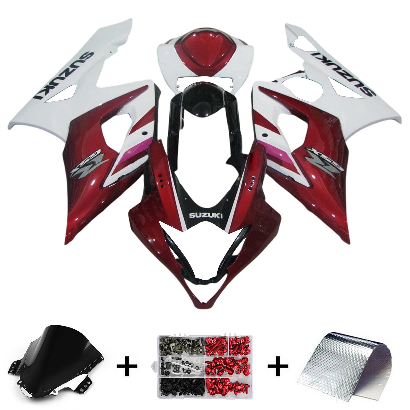 2005-2006 Suzuki GSXR1000 K5 Kit de carénage carrosserie plastique ABS