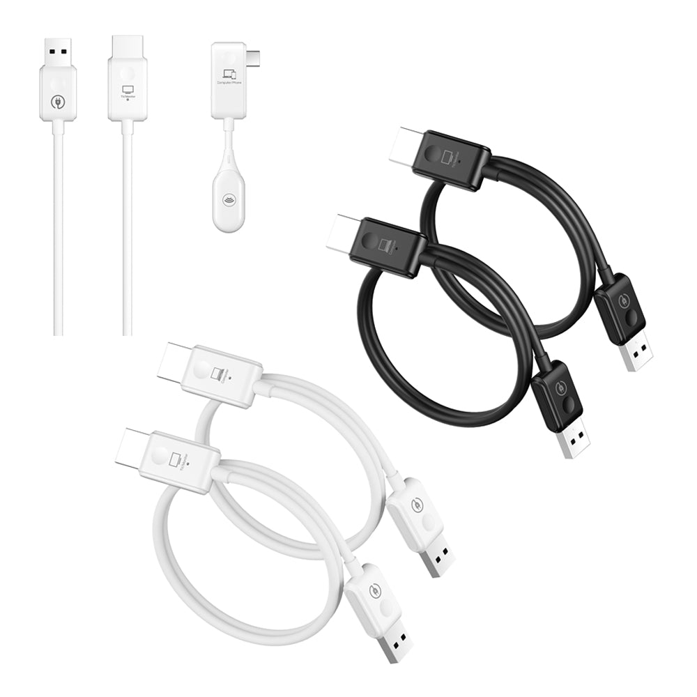 Récepteur émetteur vidéo d'extension HDMI type-c sans fil 50M pour téléphone PC vers TV