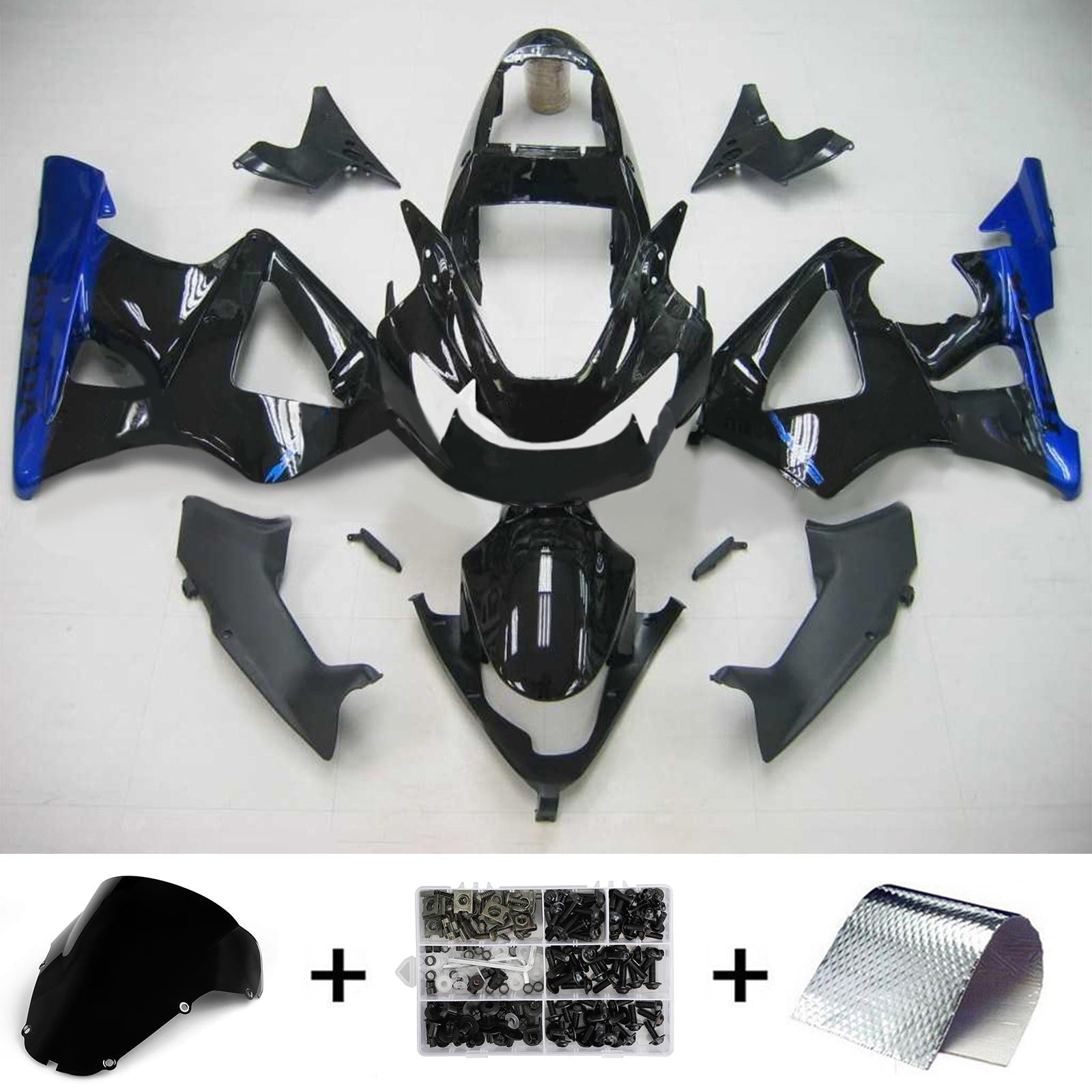 2000-2001 Honda CBR929RR Amotopart Injection Fairing Kit Bodywork Plastic ABS #116