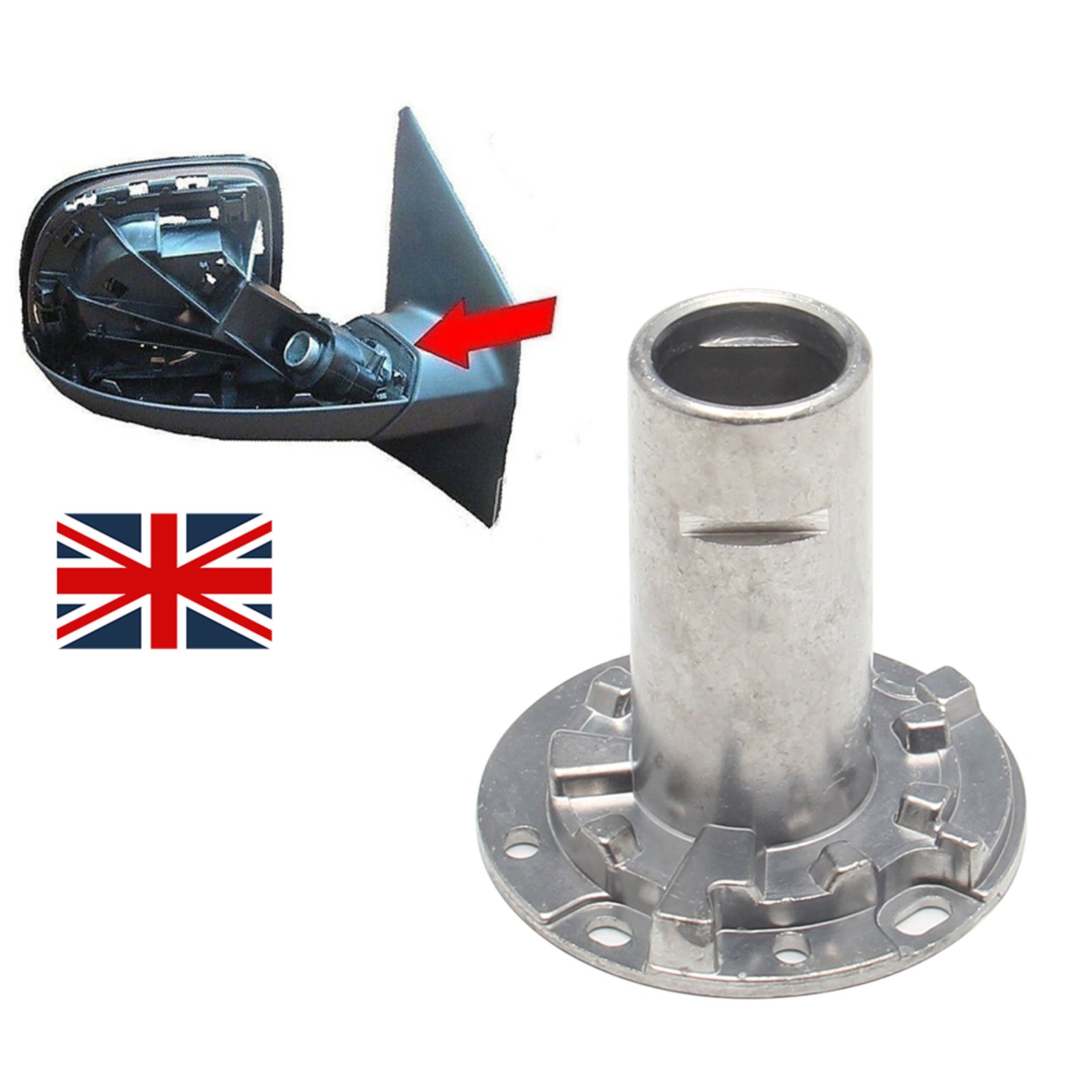 Wing Mirror Metal Bracket Gear Bearing Inner Bush Left & Right For VW T5 T6 Q7 Generic