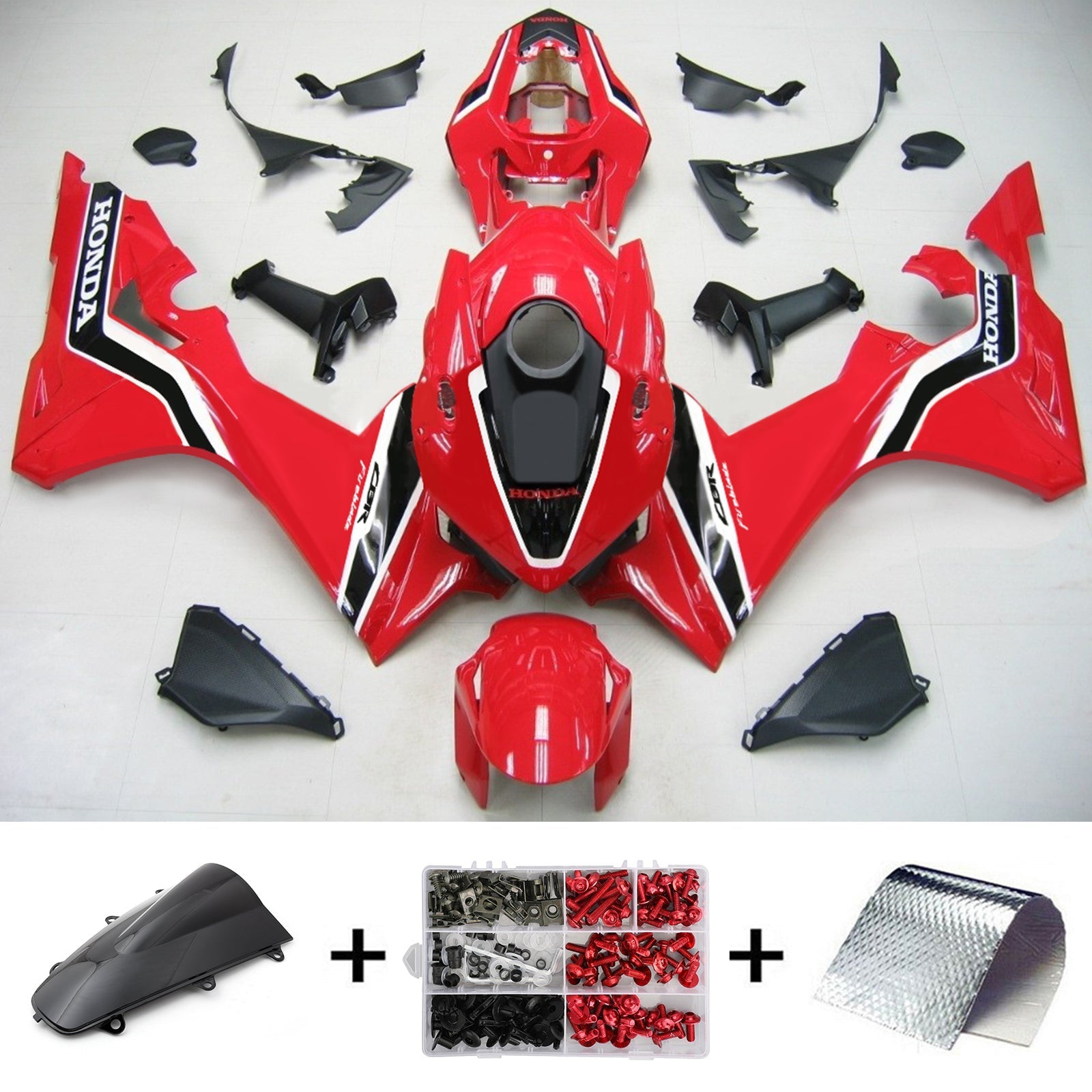 2017-2023 Honda CBR1000RR Amotopart Injection Fairing Kit Bodywork Plastic ABS #101