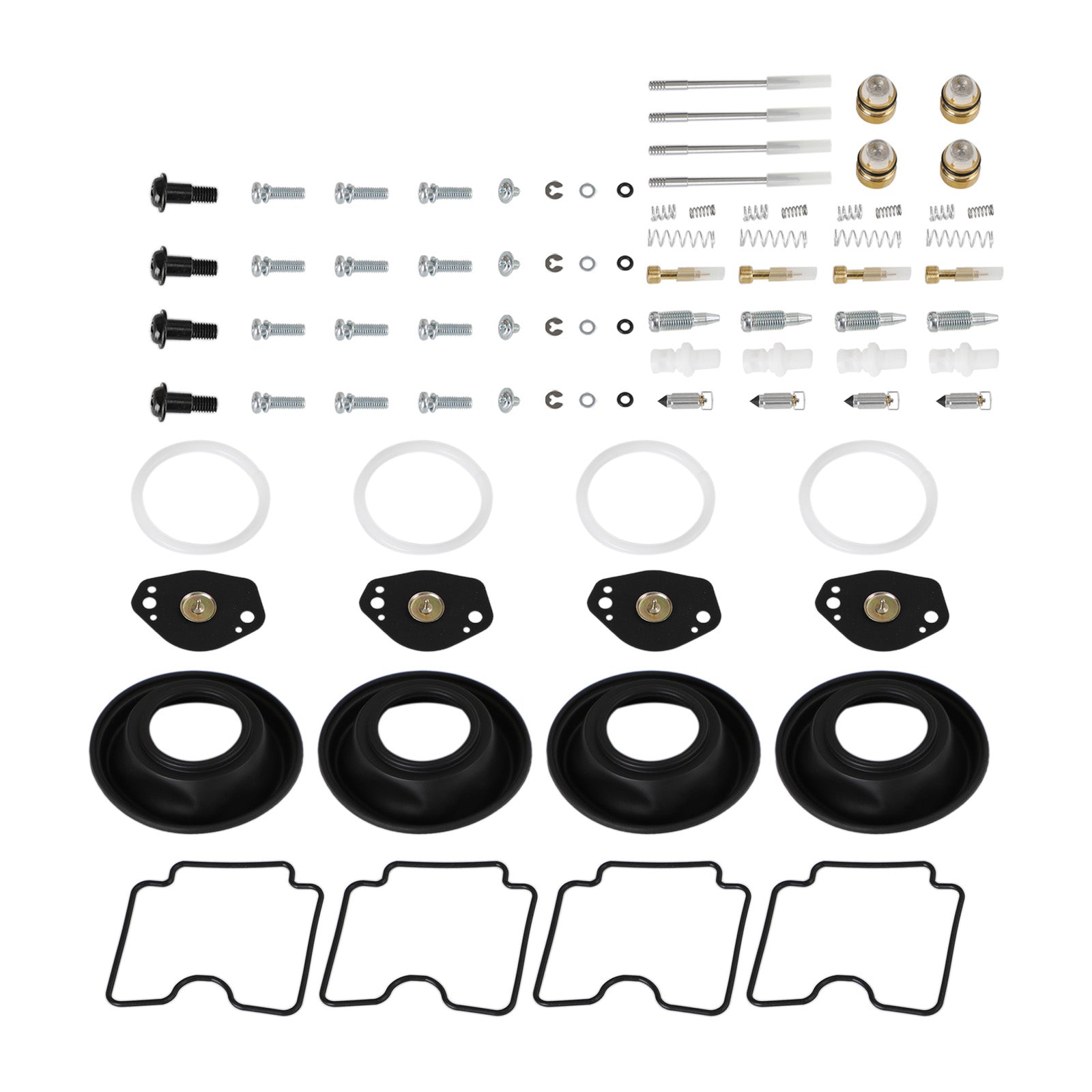 Suzuki DRZ400 DRZ400E DRZ400S DRZ400SM 4X Carburetor Rebuild Repair Kit