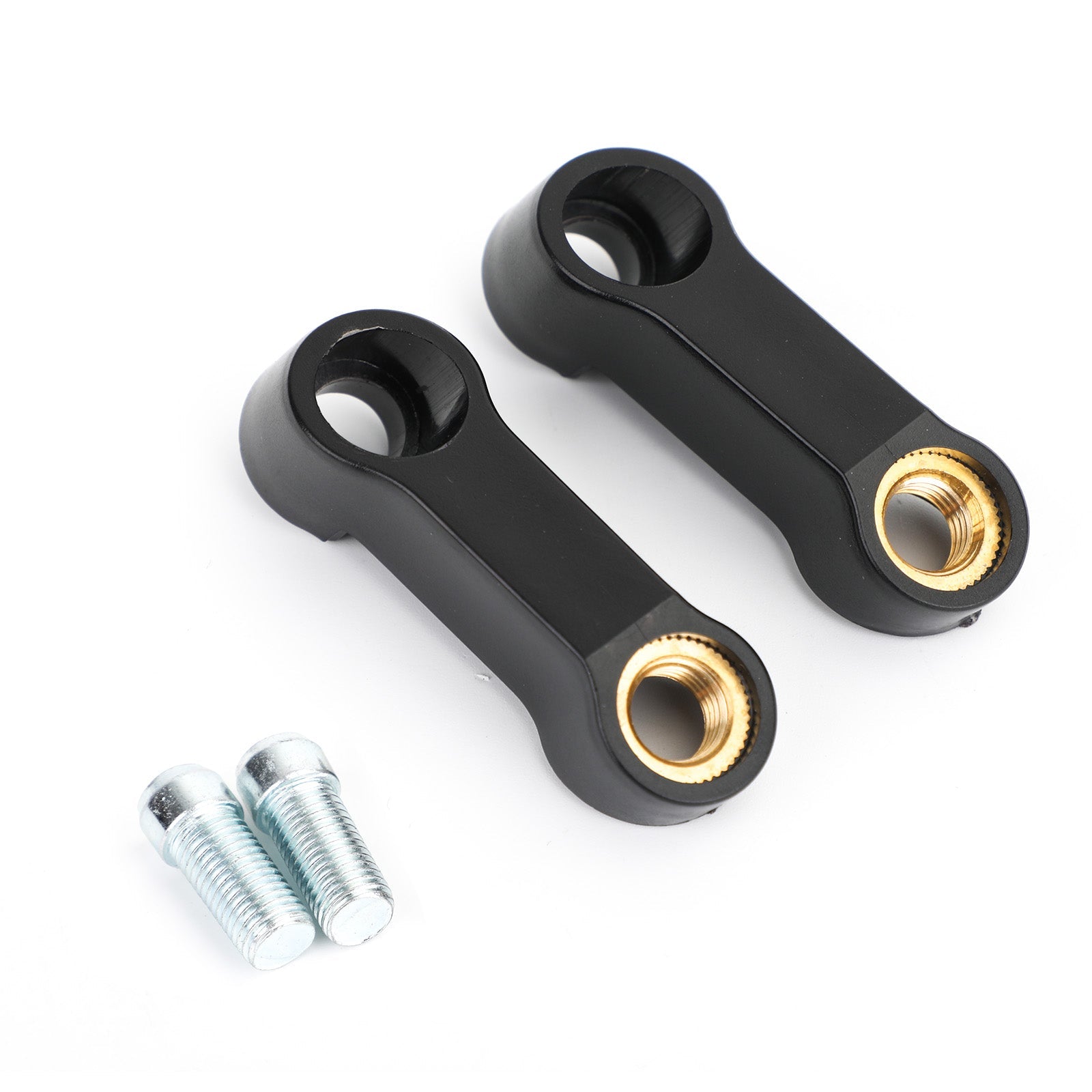 Support d'extension de rétroviseur de moto noir 10mm M10 adapté pour Honda générique