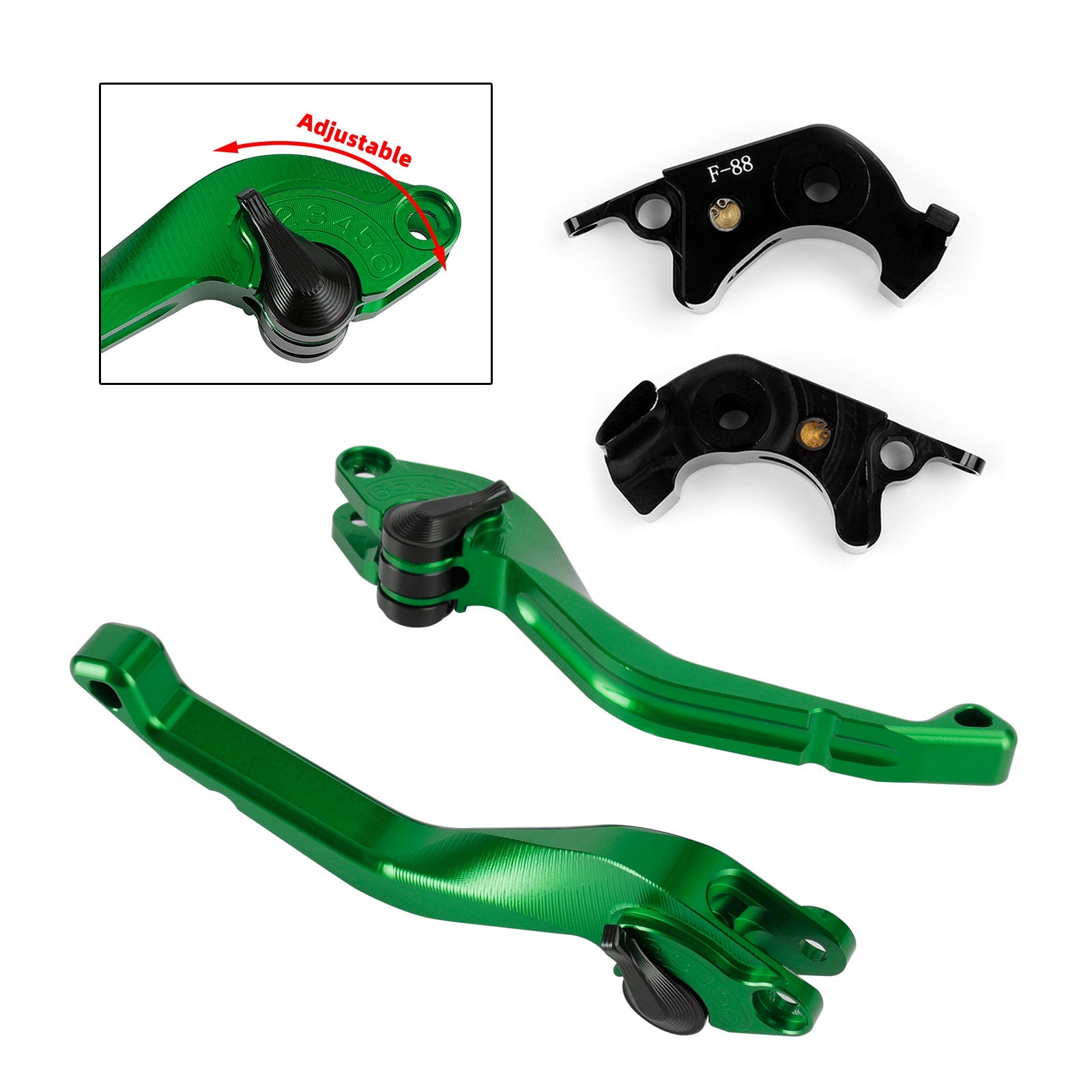 Kawasaki ZX1400 ZX14R ZZR1400 GTR1400 CNC Short Clutch Brake Lever