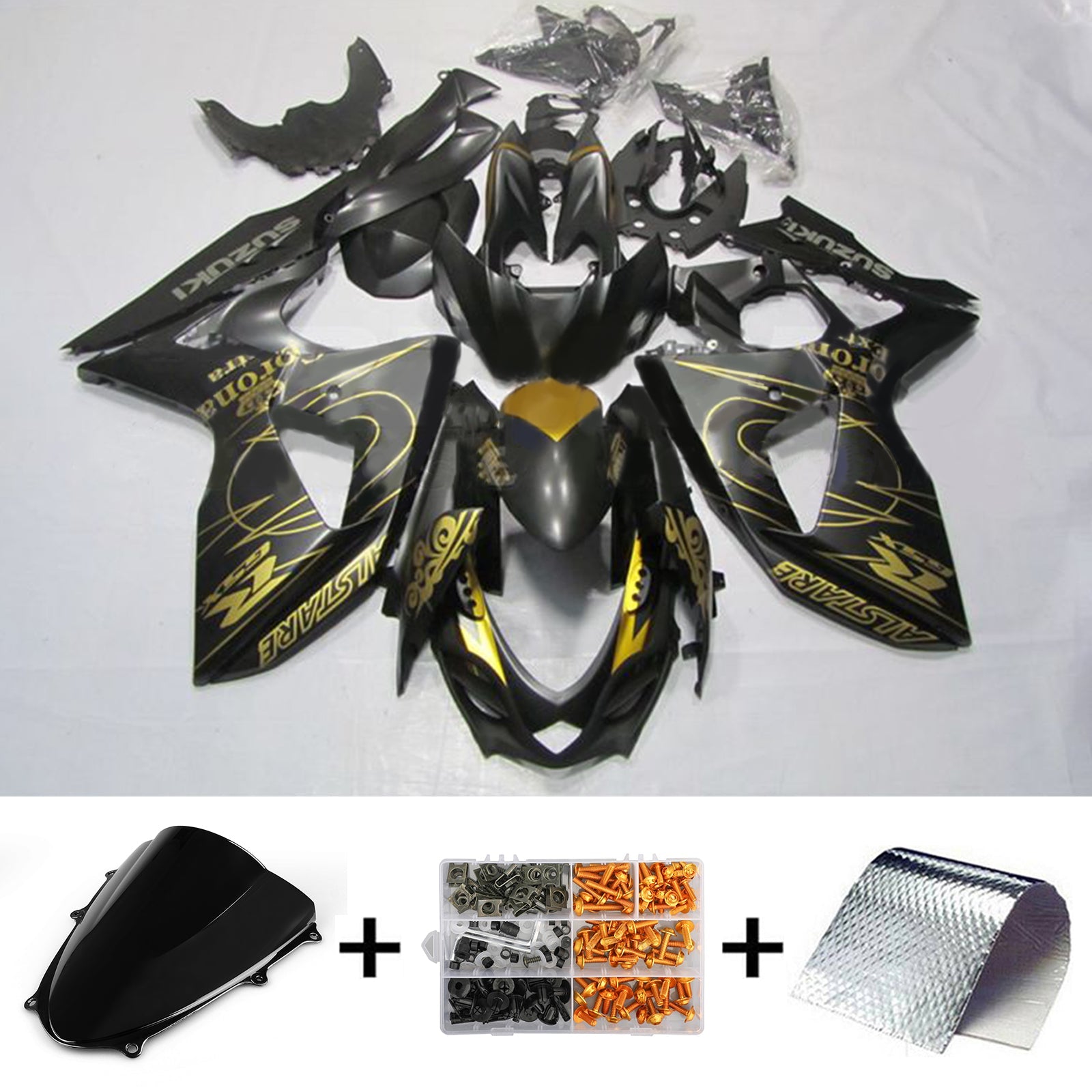 2009-2016 Suzuki GSXR1000 K9 Kit de carénage carrosserie plastique ABS