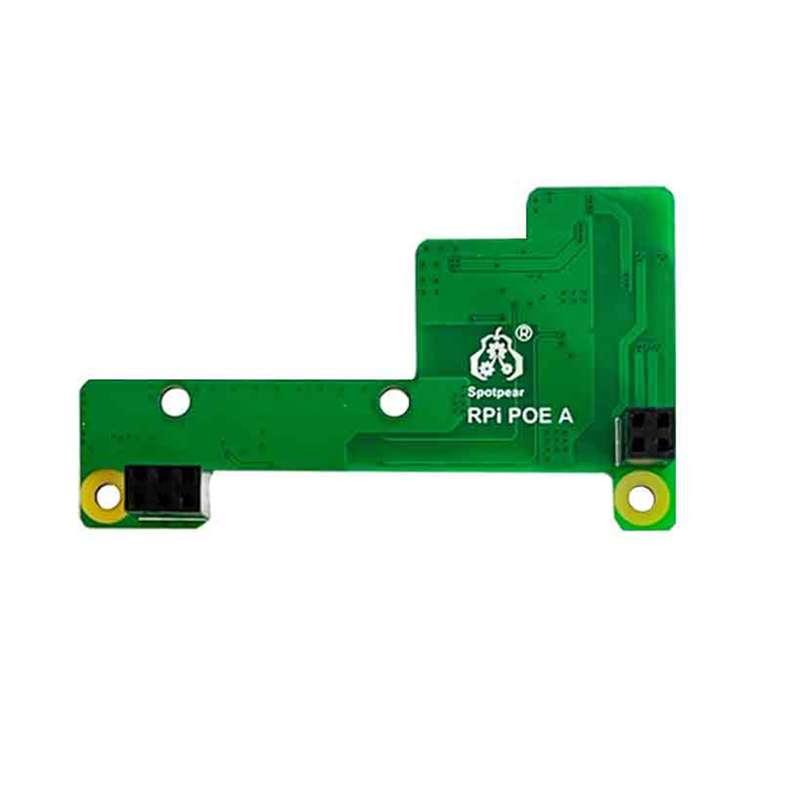 Raspberry Pi Poe Ethernet-voedingsuitbreidingsmodule ondersteunt 3B+/4B met ventilator