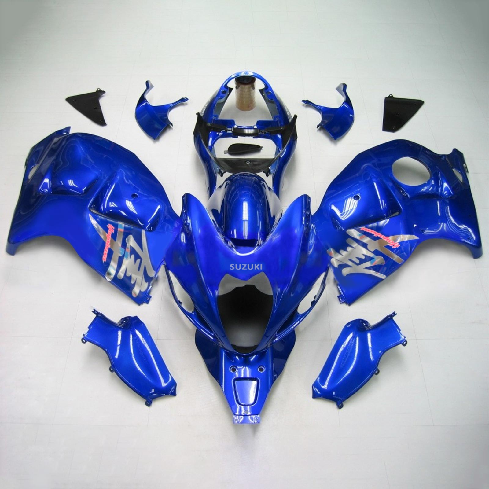 1999-2007 Suzuki Hayabusa GSX1300 Amotopart Kit de carénage d'injection carrosserie plastique ABS #107