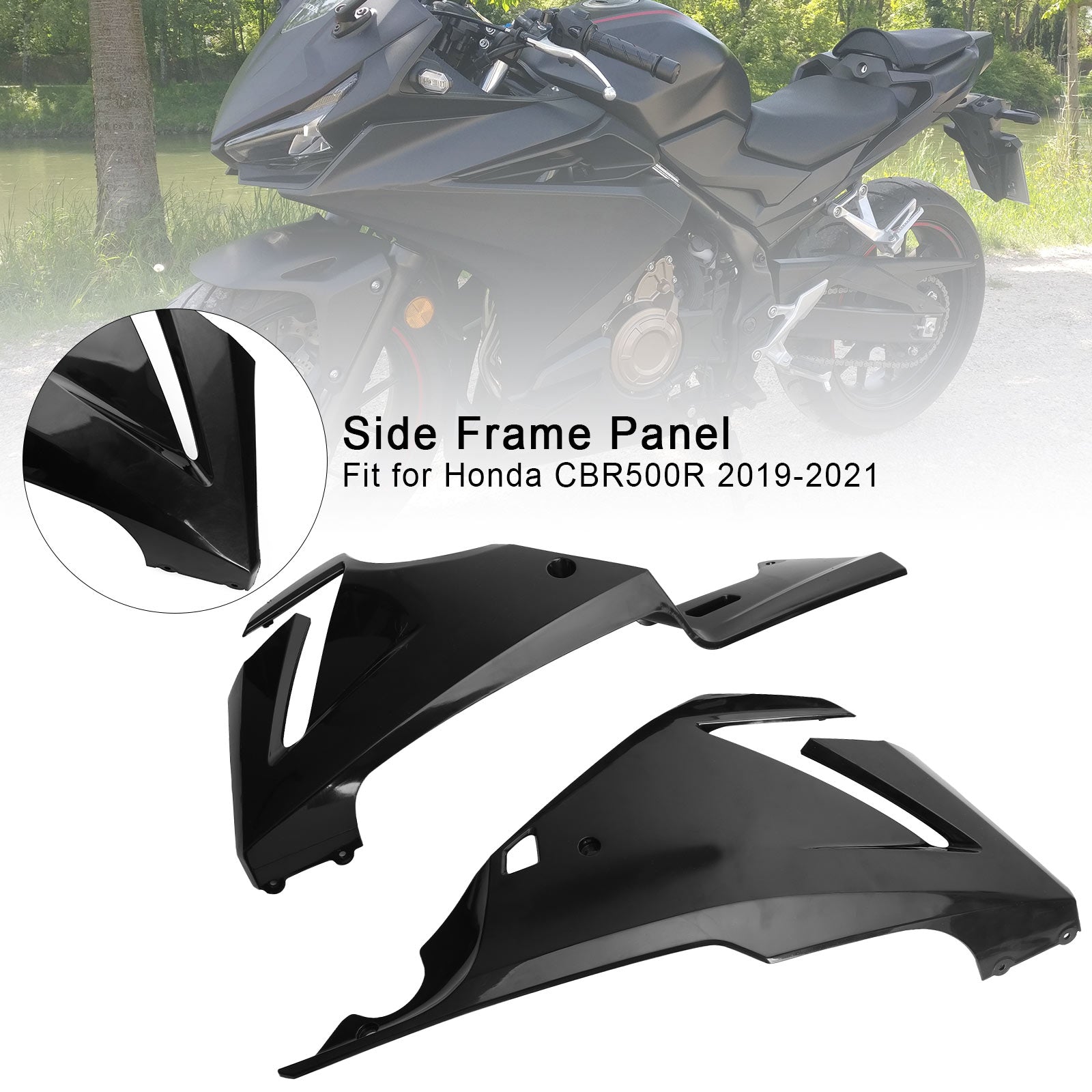 Honda CBR500R 2019-2021 Kit de carénage moulage par injection carrosserie non peinte générique